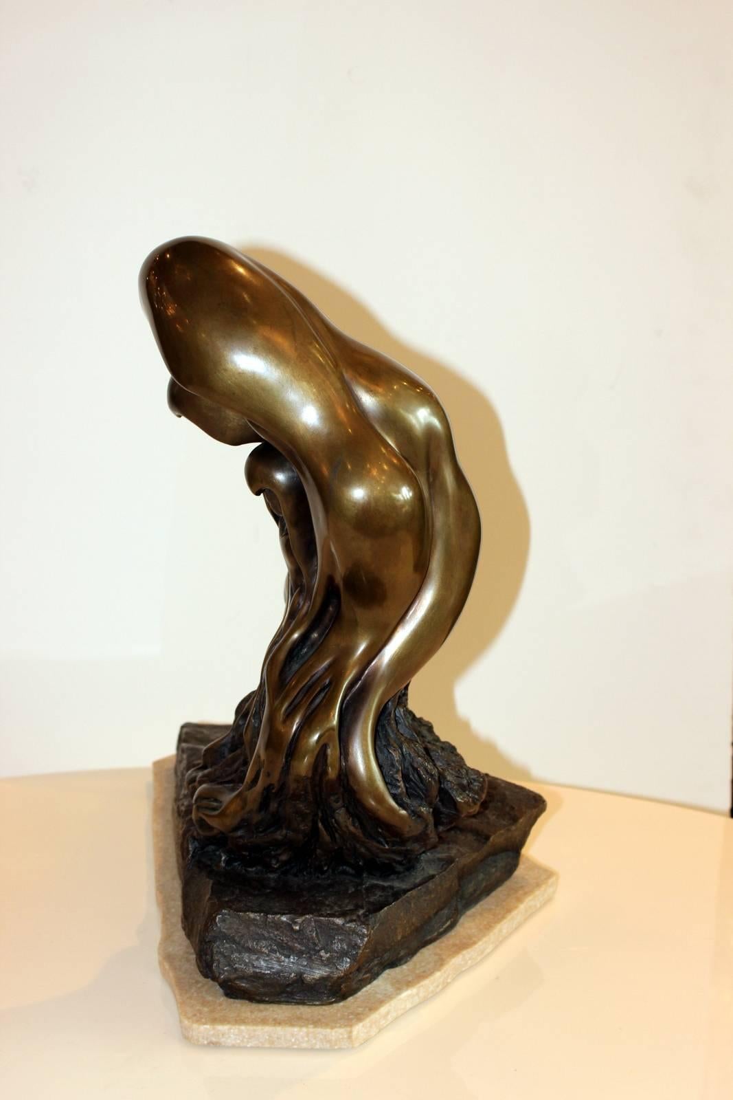 Cast Bronze Studio Modern Sculpture