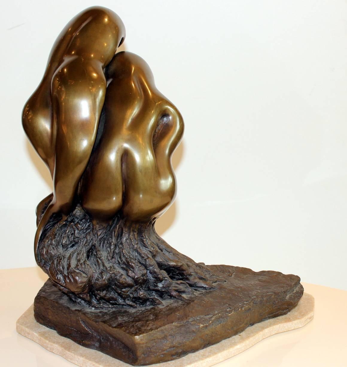 Mid-Century Modern Bronze Studio Modern Sculpture