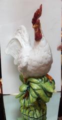 Large Italian Ceramic Rooster
