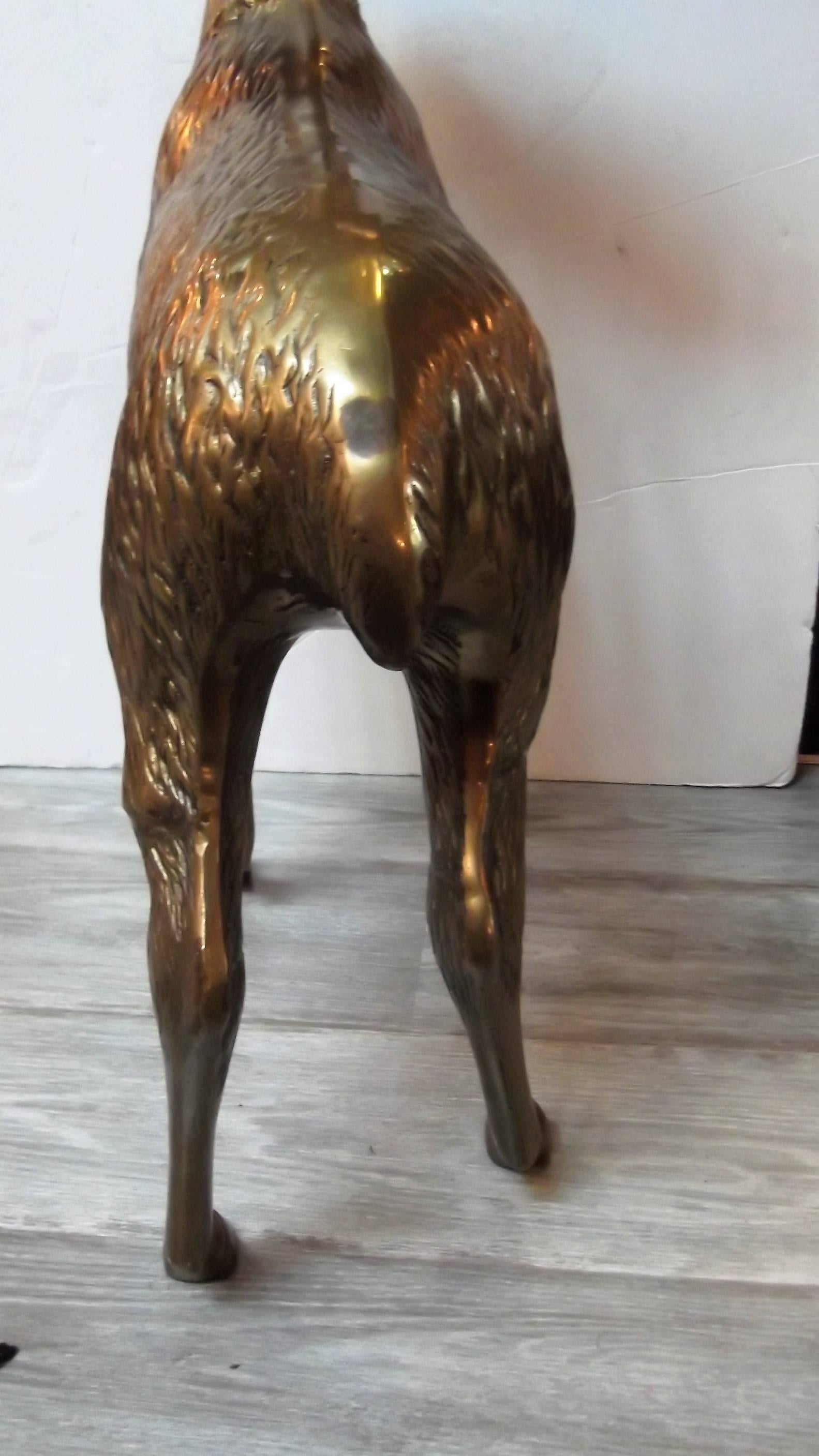brass ram statue