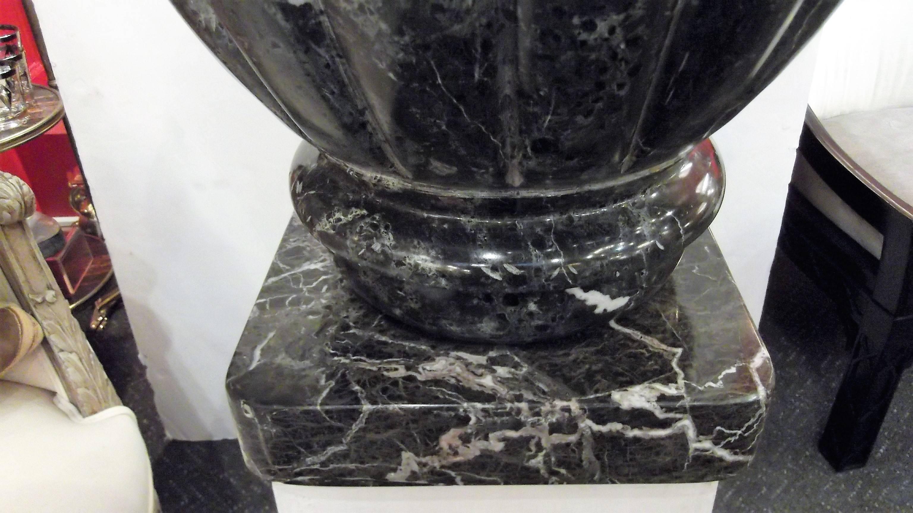 Large Italian Marble Covered Urn 2