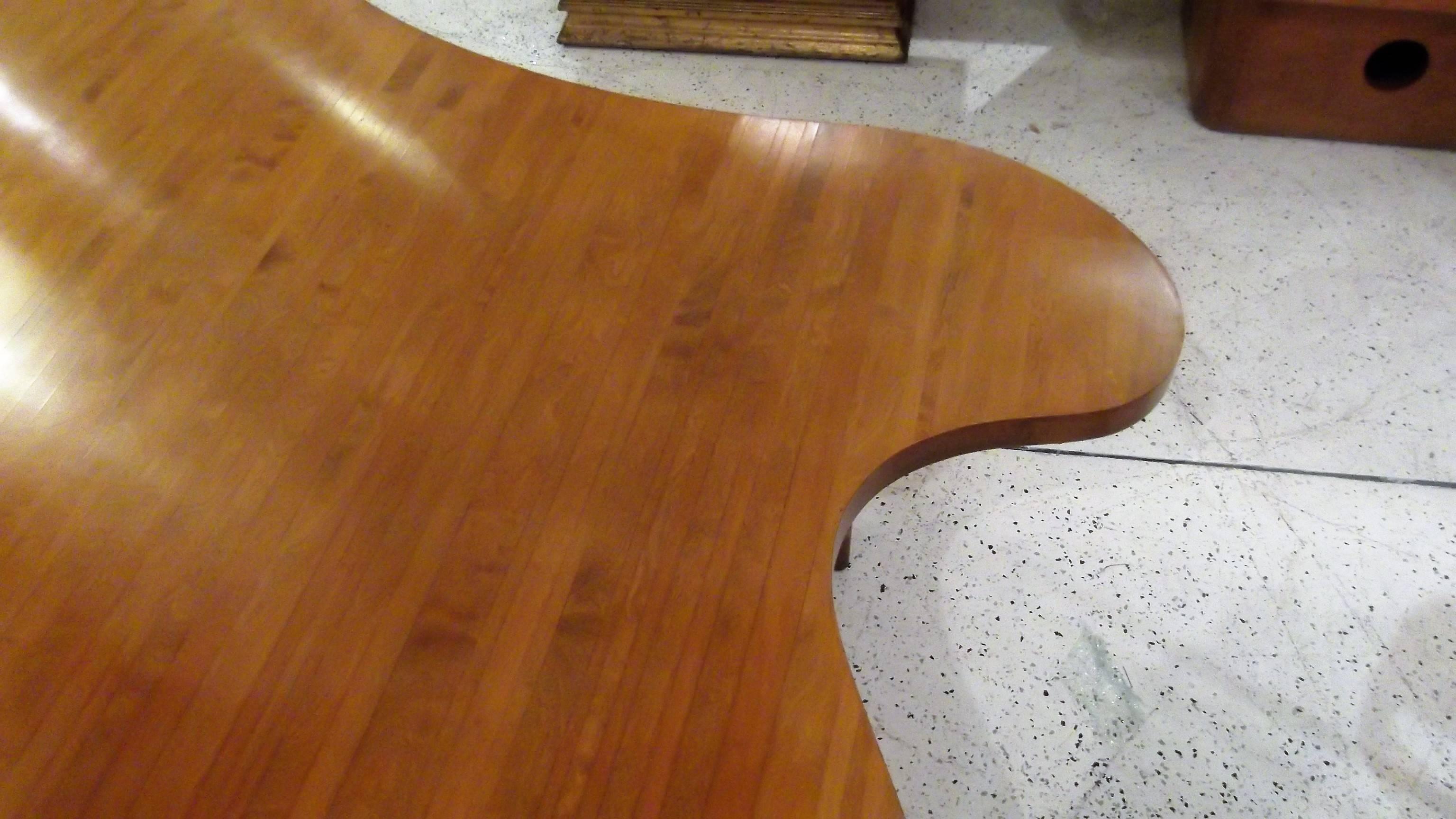 Mid-Century Modern Large Biomorphic Coffee Table 