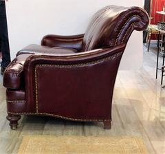 Cordivan Leather Small Sofa by Hancock and Moore