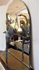 Bronze Ballet Sculpture "at the Barre" by Ramon Parmenter