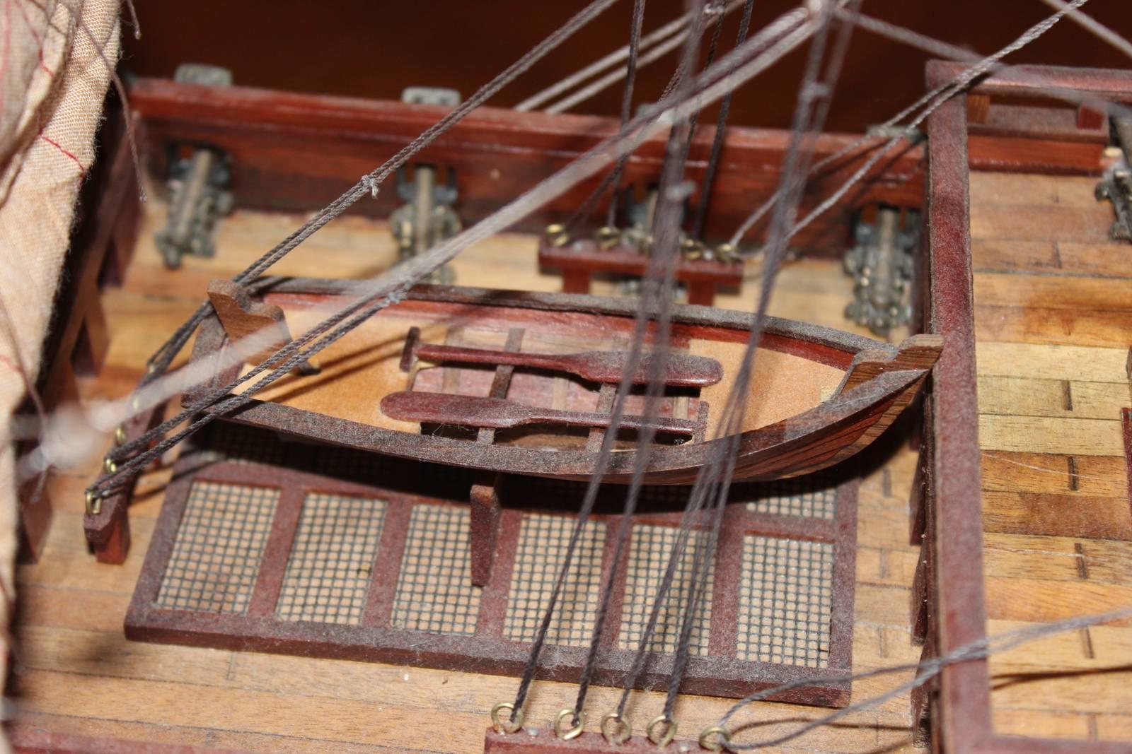 Canvas The Admiralty of Friesland 1663 Model Ship, Mid-20th Century