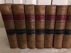 12 Volumes Leather Bound Books Ruskin's Works John Ruskin
