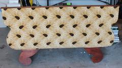 Flame Mahogany American Empire Small Sofa