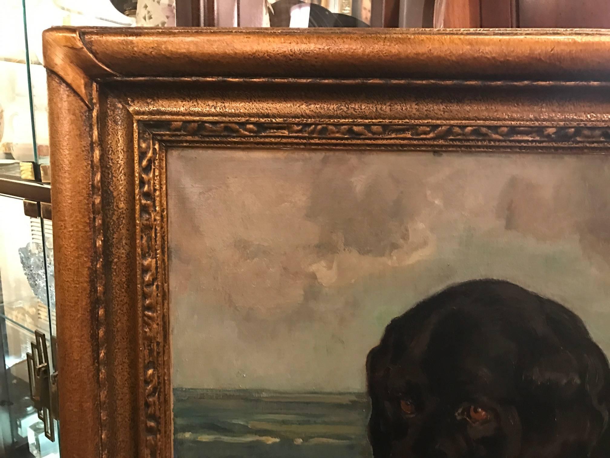 newfoundland dog paintings