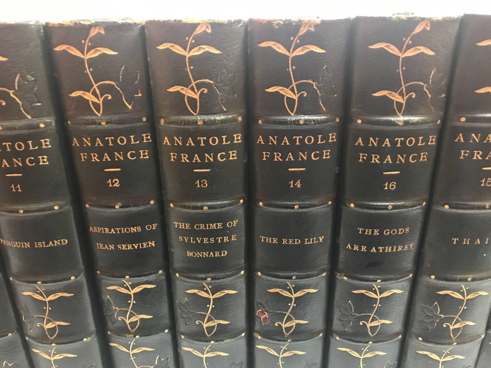 English Complete Set of 19 Volumes of Novels and Stories of Anatole, France