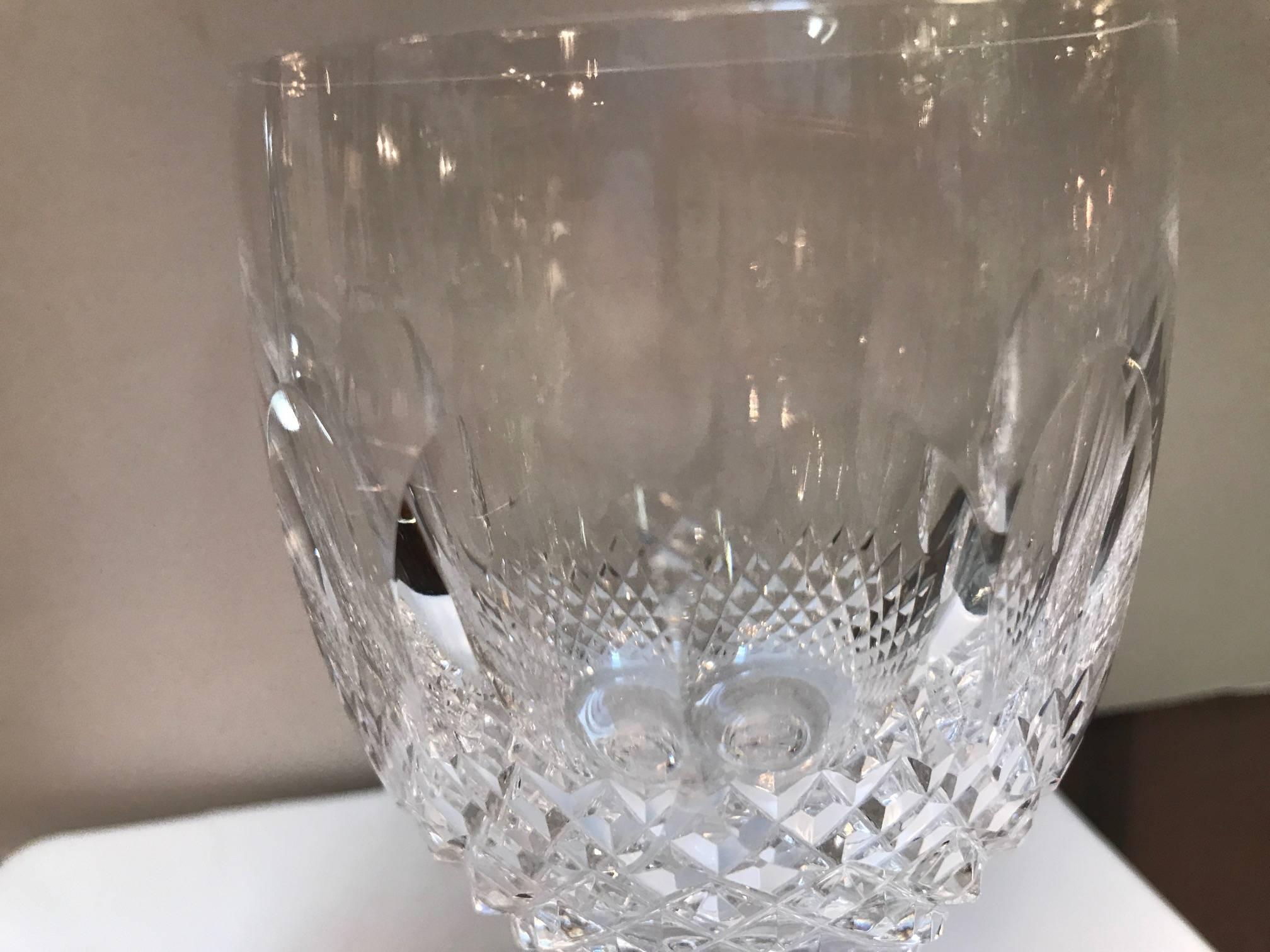 Extensive Set of Hand-Cut Irish Crystal Stemware by Waterford Colleen 60 pcs. In Excellent Condition In Lambertville, NJ