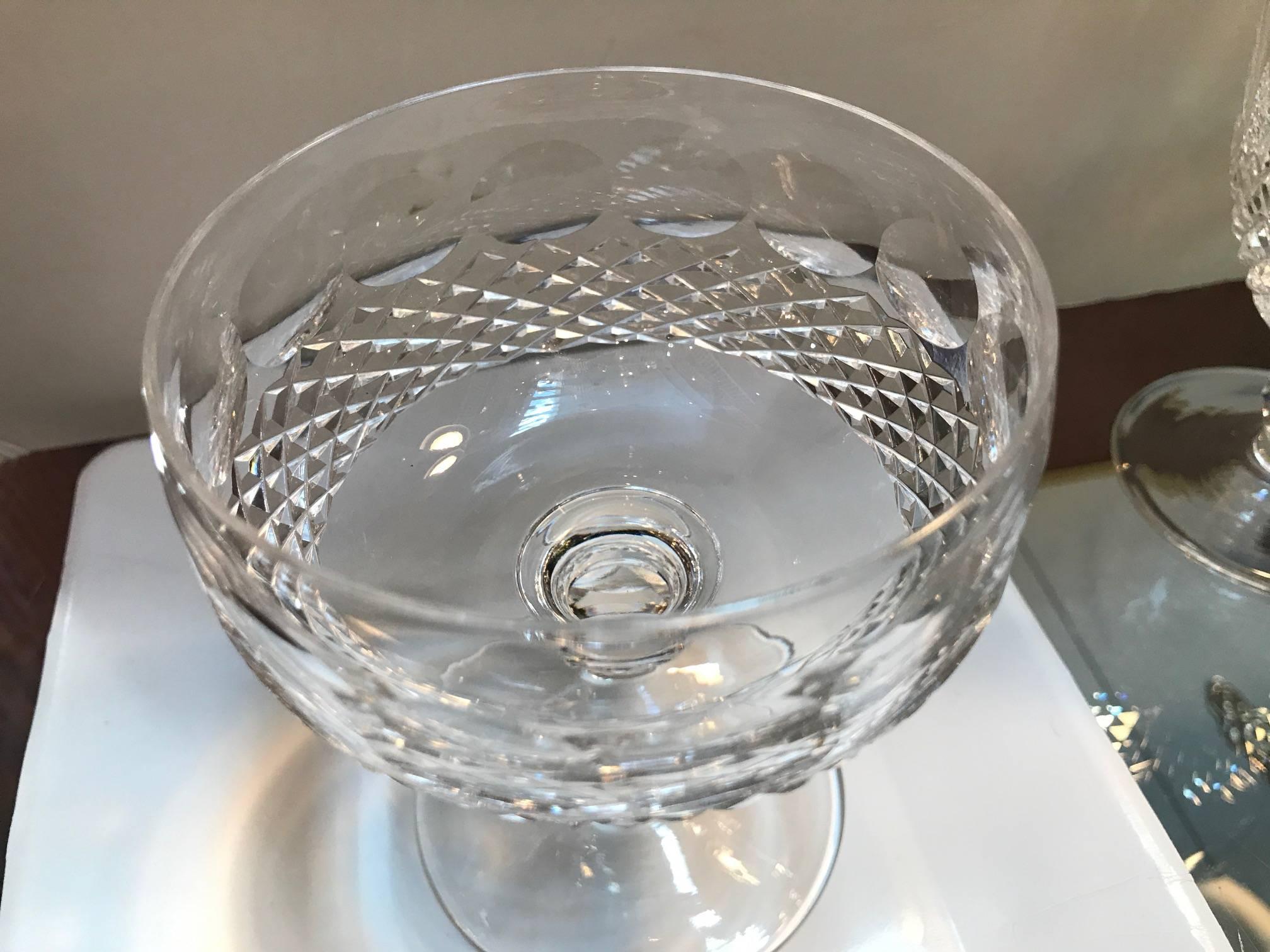 20th Century Extensive Set of Hand-Cut Irish Crystal Stemware by Waterford Colleen 60 pcs.