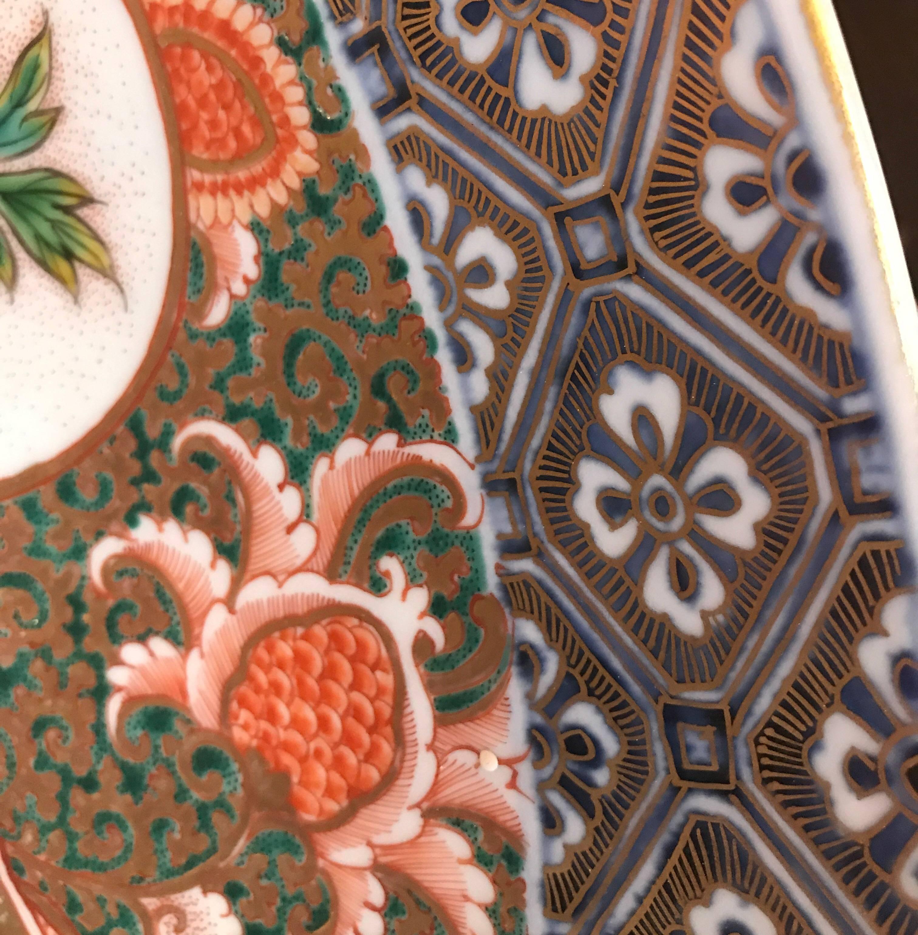 Hand-Painted Very Large 19th Century Imari Charger