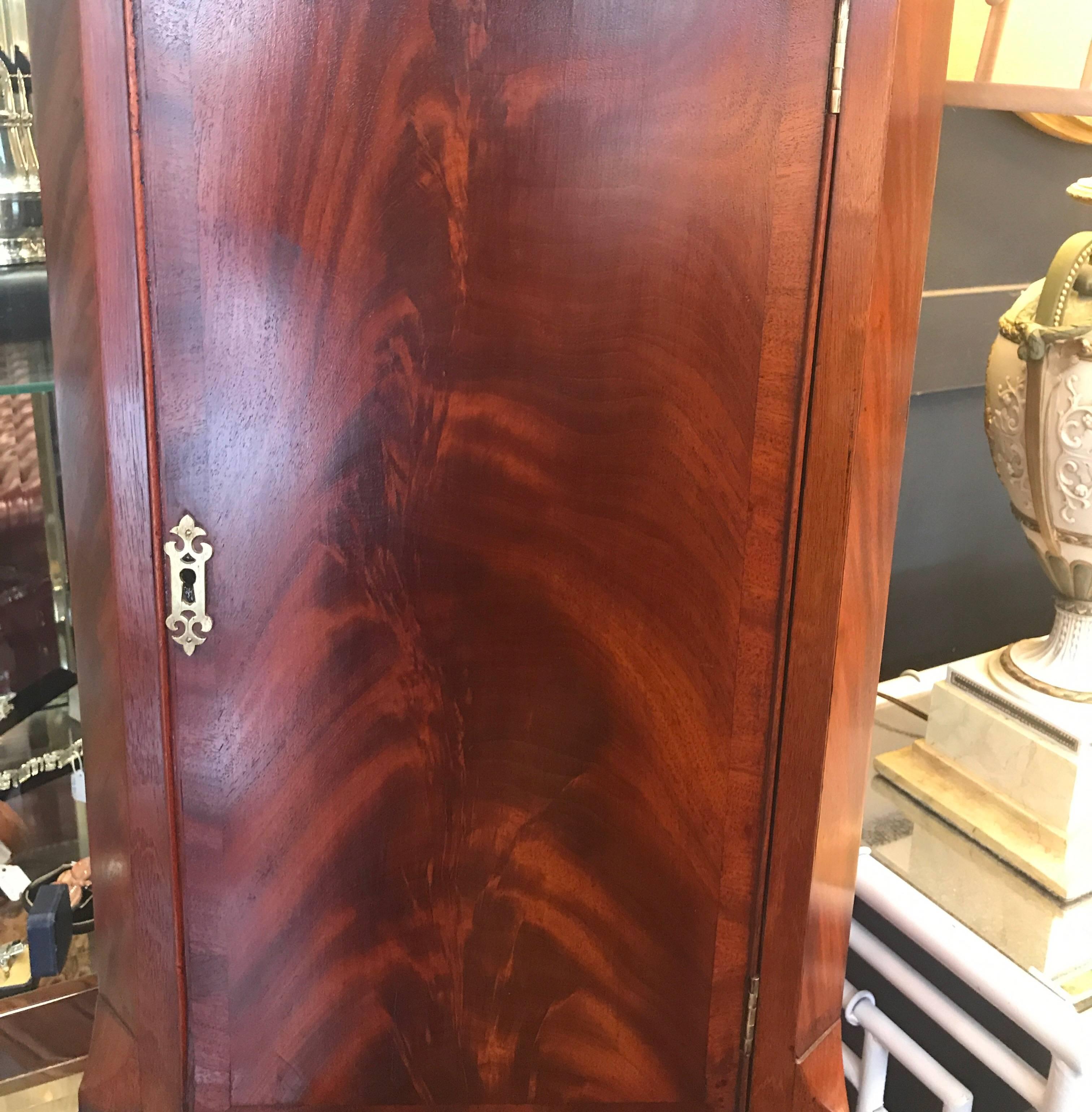 English George III Mahogany Tall Case Clock