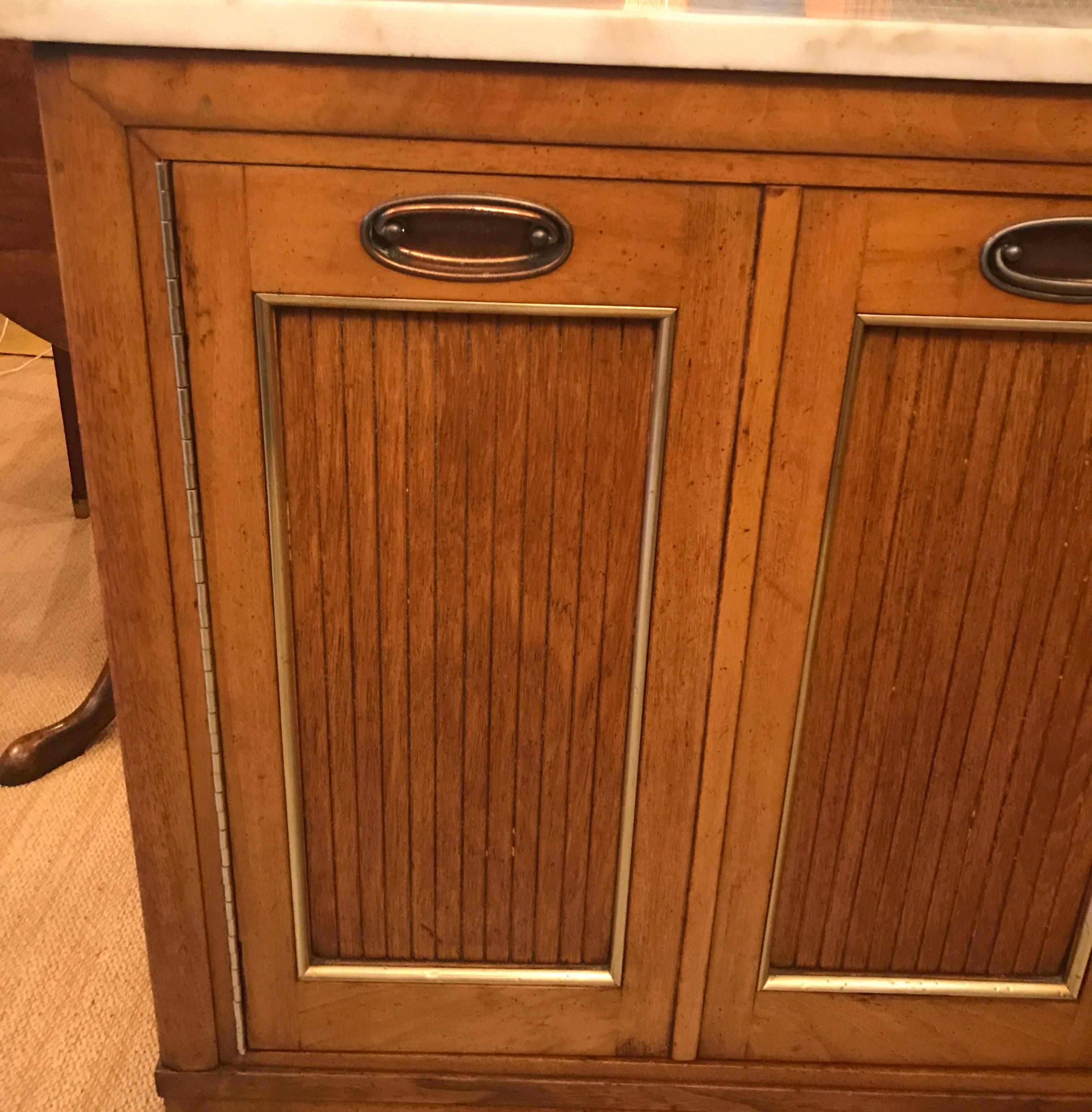 marble top bar cabinet