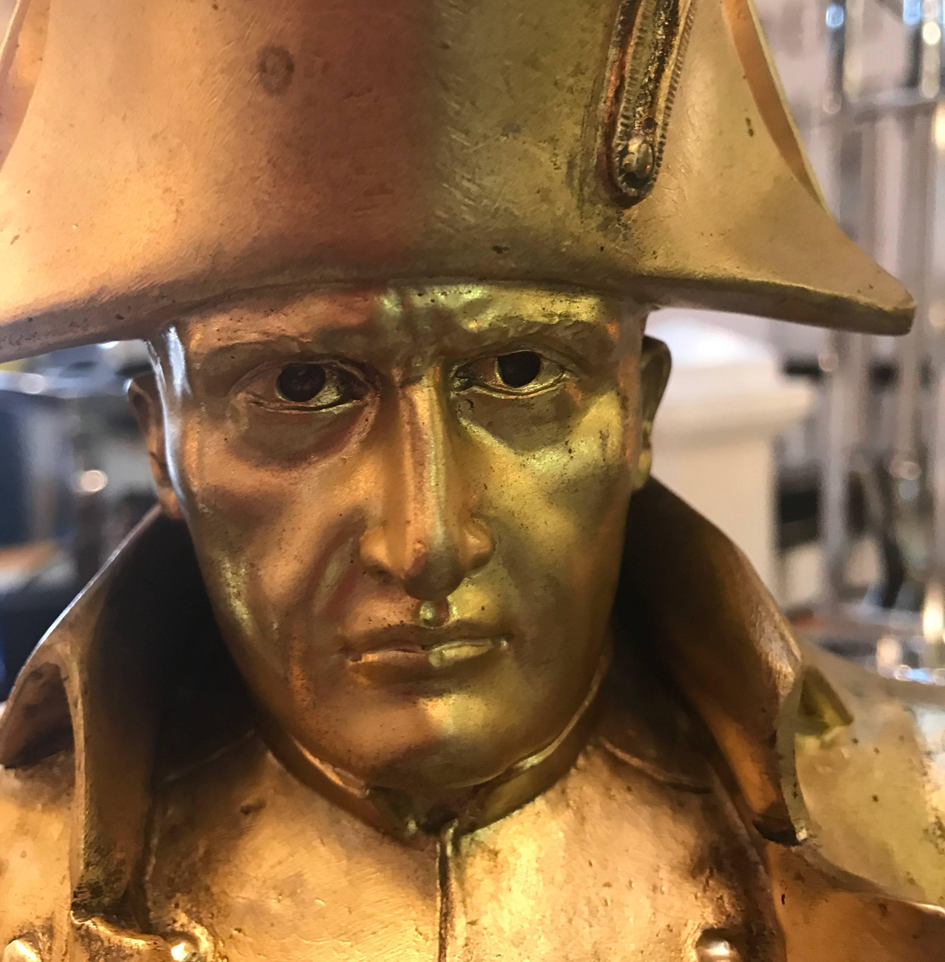 19th Century Bronze Napoleon Bust