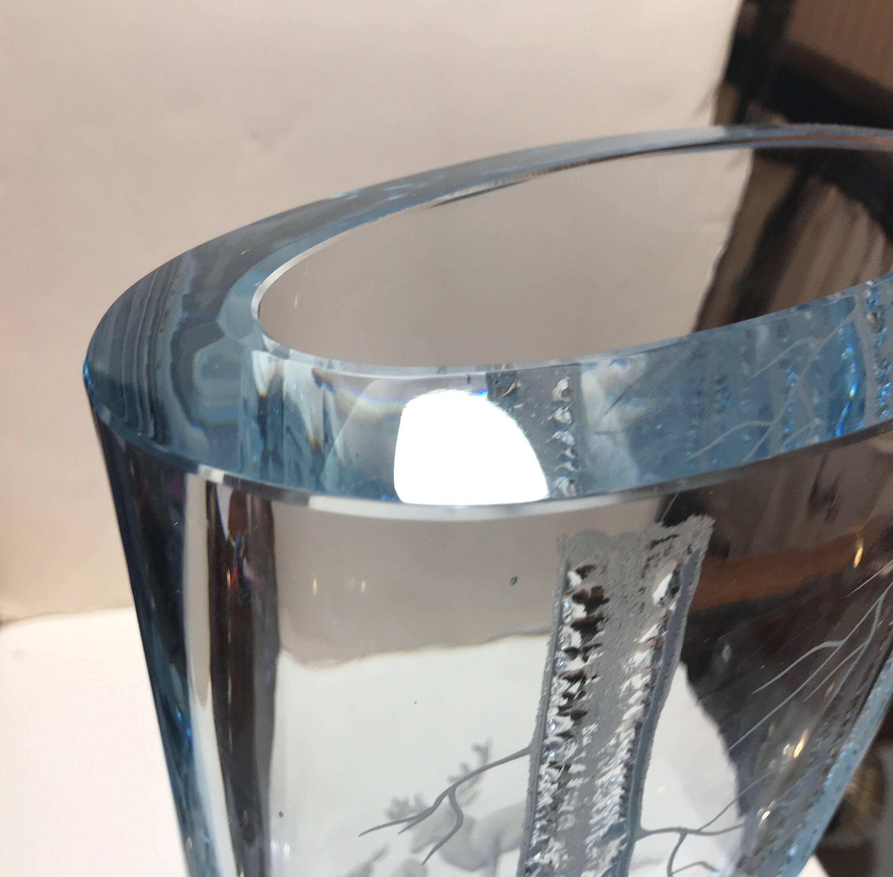 Scandinavian 1950s Modern Glass Vase 2