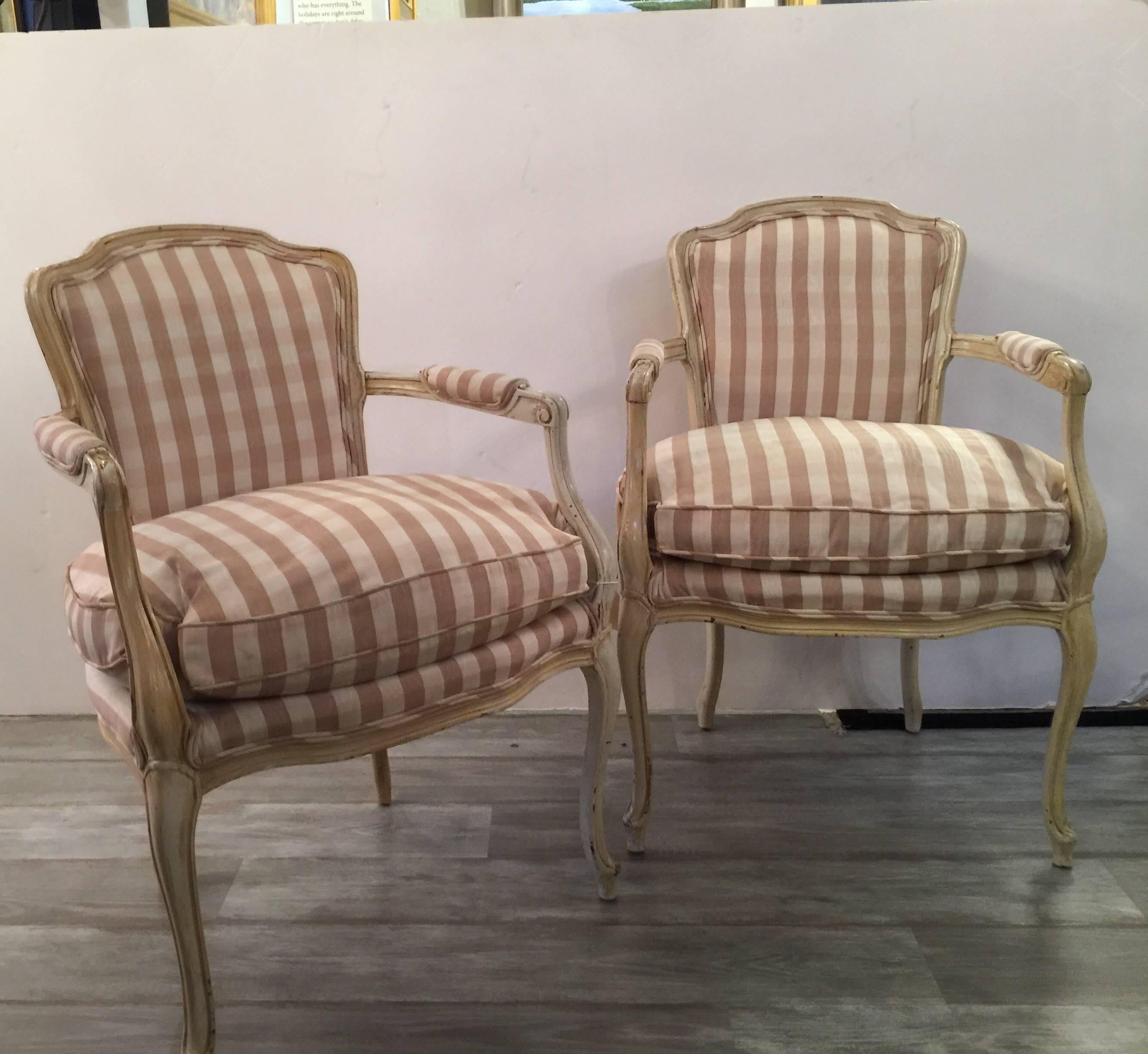Pair of Louis XV Style Chairs 4