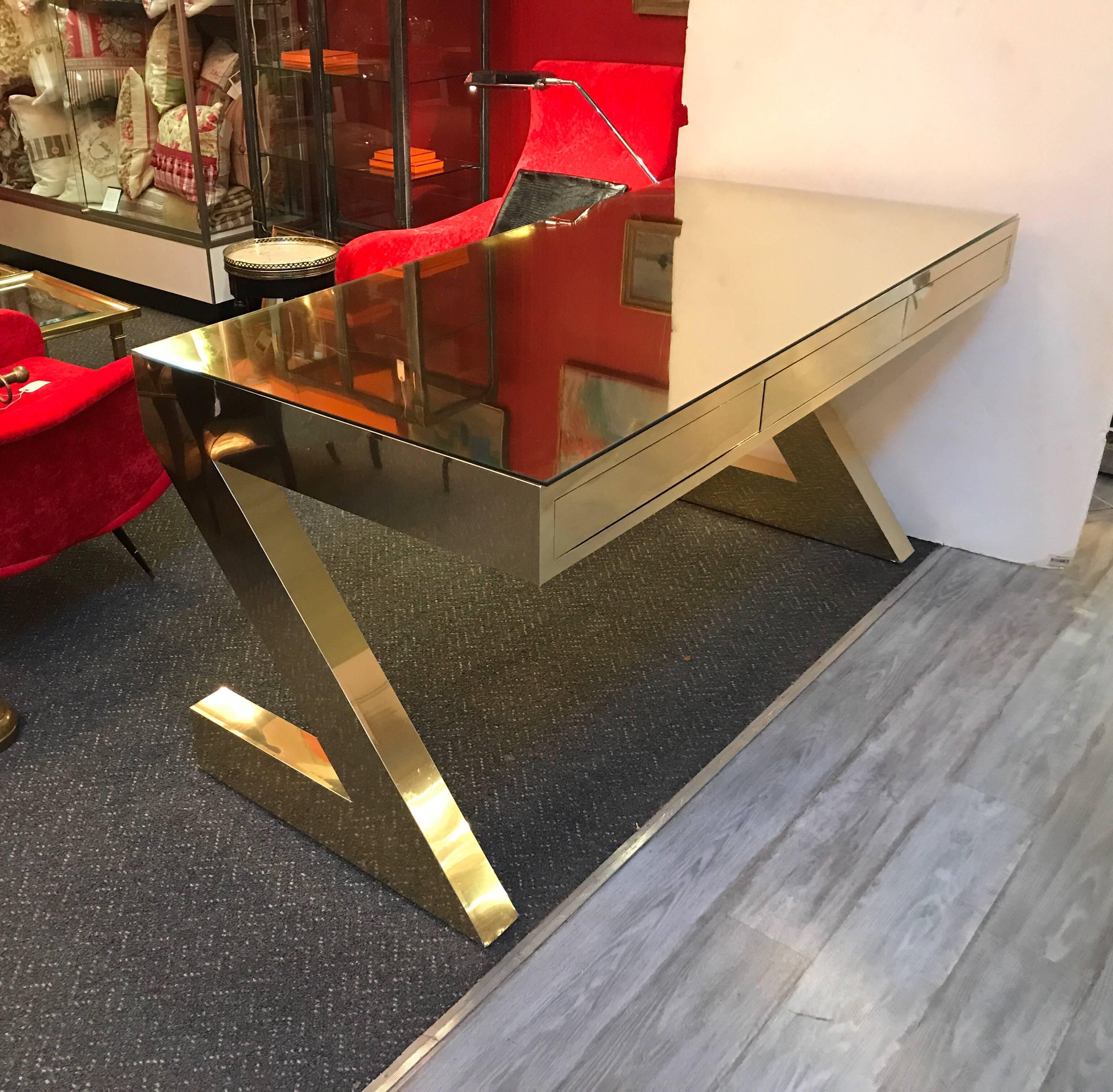 Chic Midcentury Modern Z Desk  2