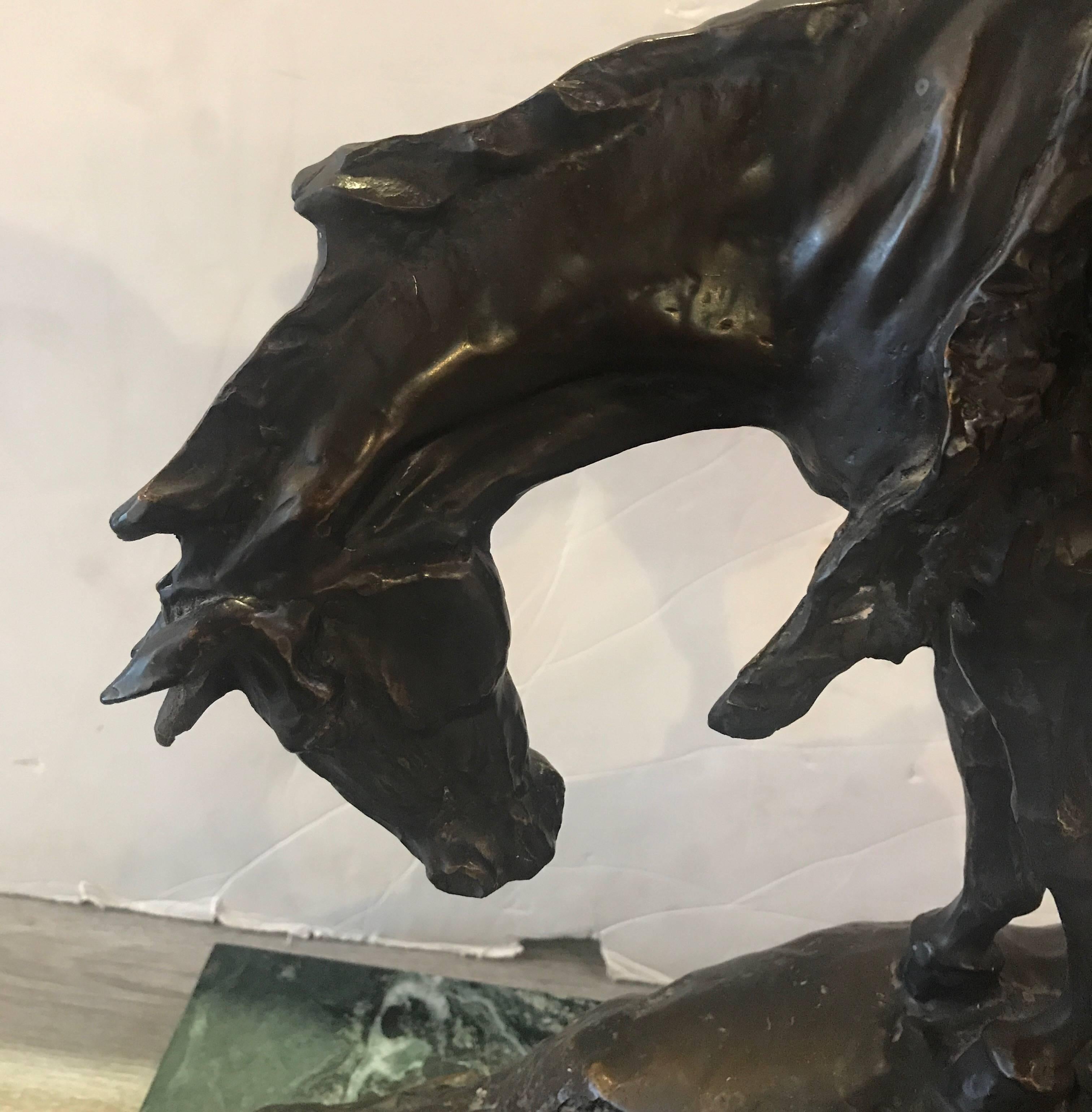 Patinated Western Bronze by Burk McChain