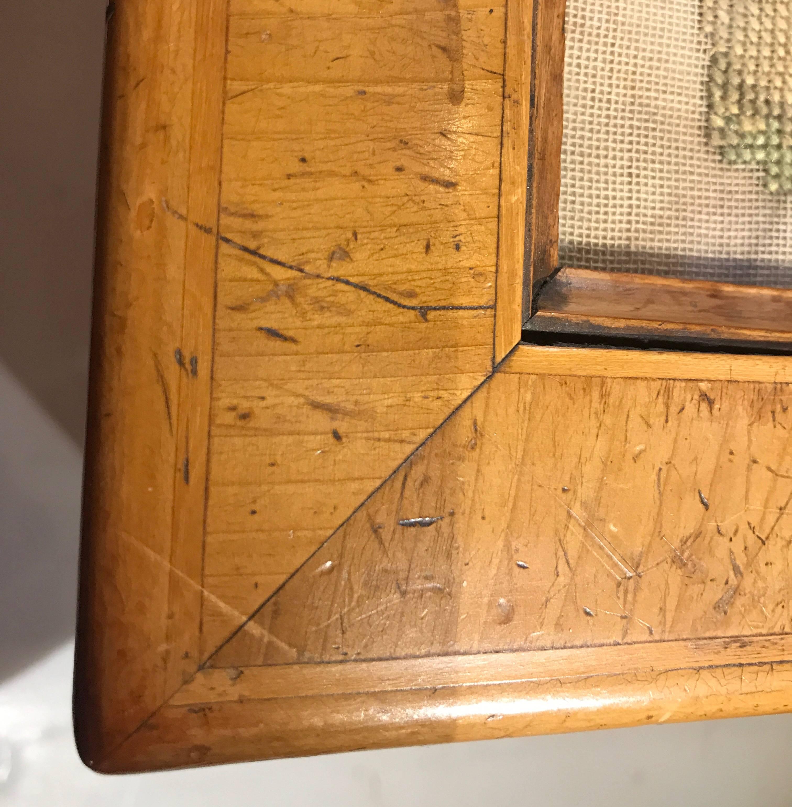 Antique 19th Century English Yew Wood Document Box 1