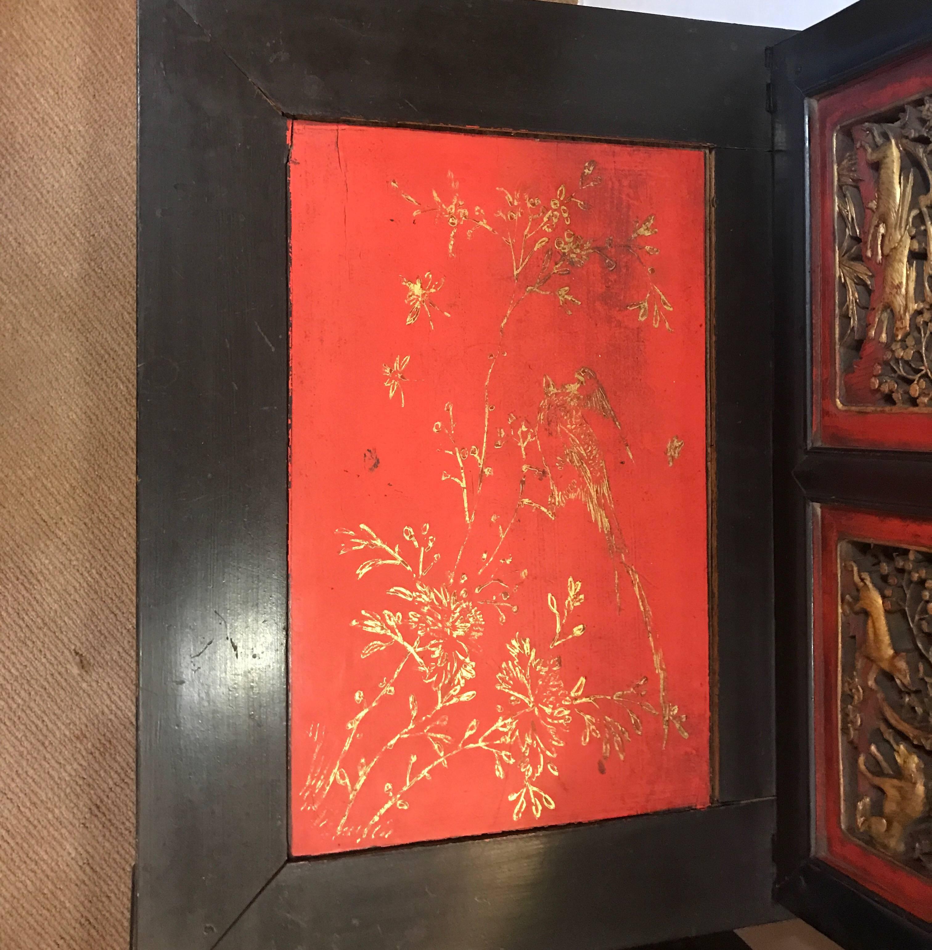 Pair of Chinese Ancestral Chairs In Excellent Condition In Lambertville, NJ