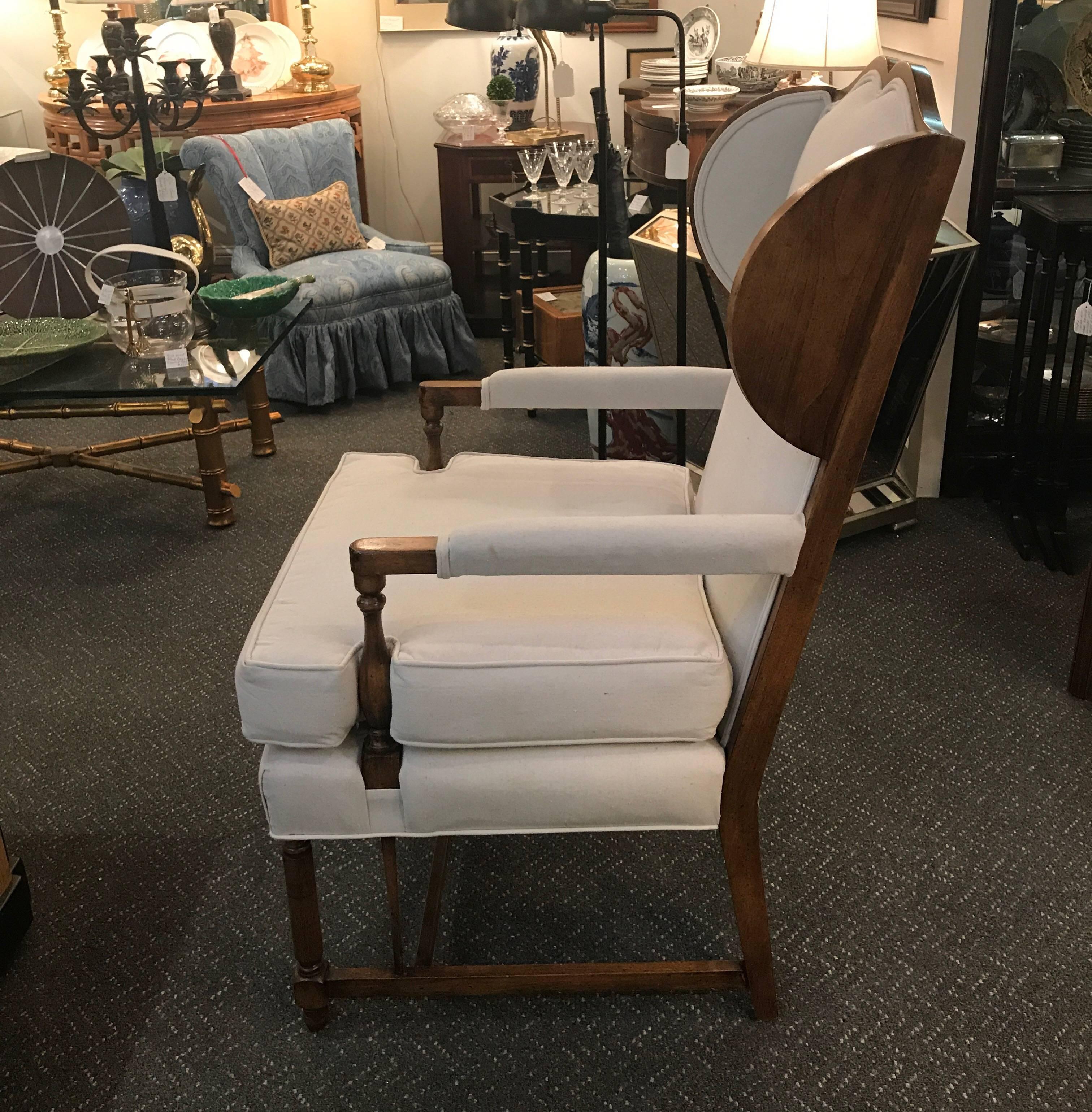 American Colonial Chair and Ottoman