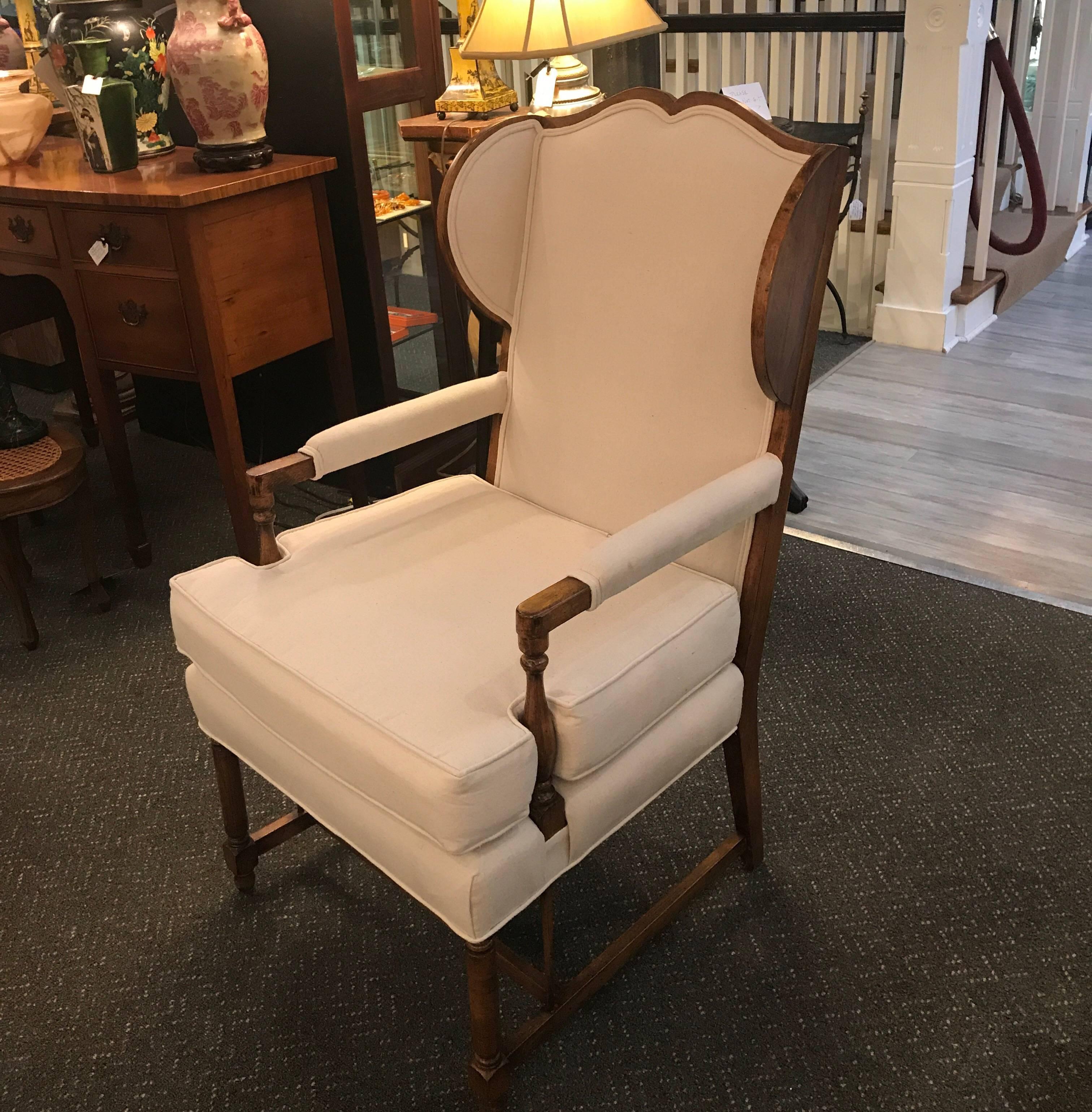 20th Century Chair and Ottoman
