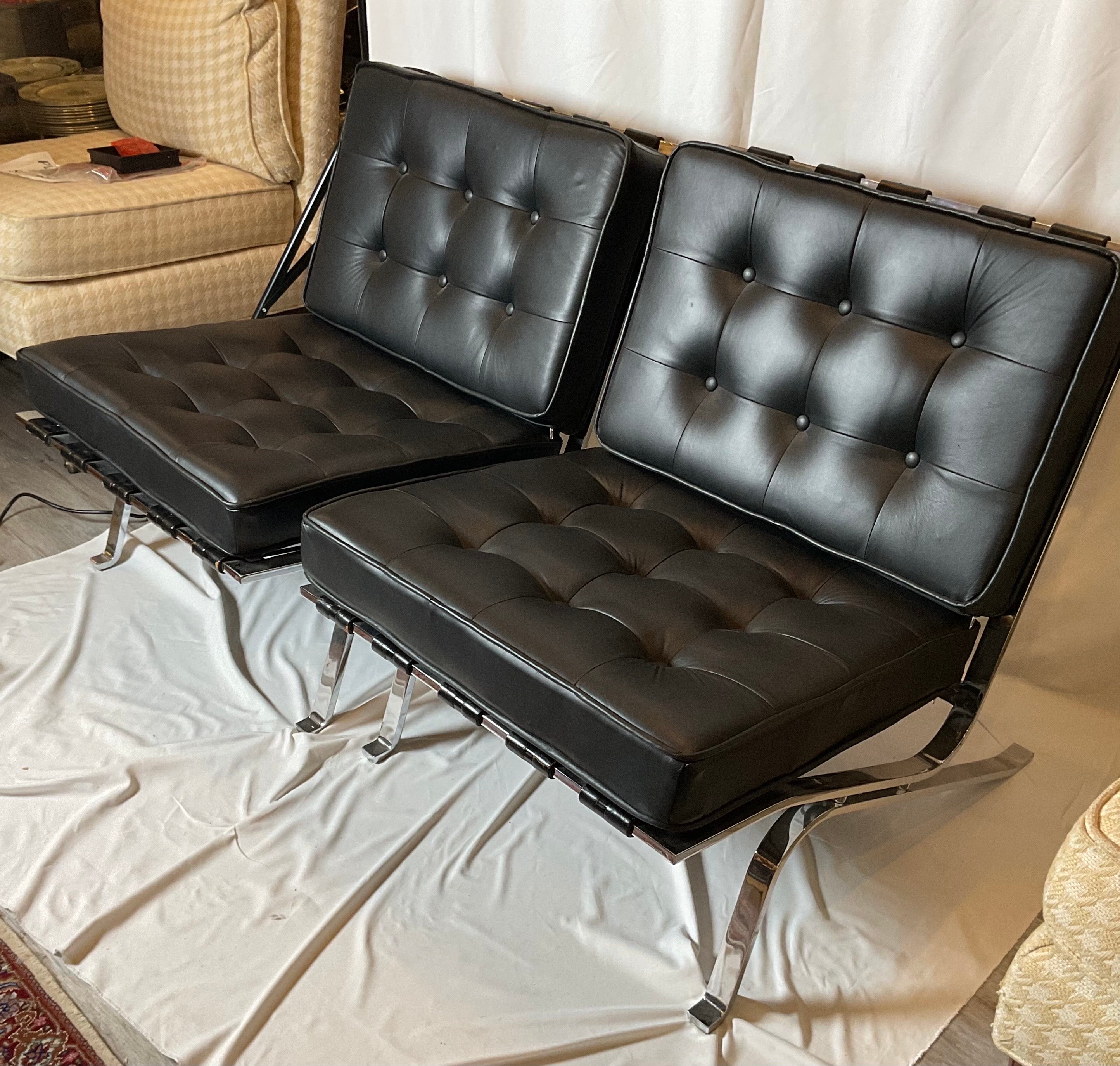 Pair Mid-century Robert Haussman #RH301 Lounge Chairs For Sale