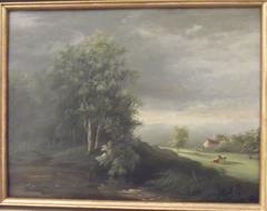 Diminutive 19th Century Oil On Board, Artist Signed