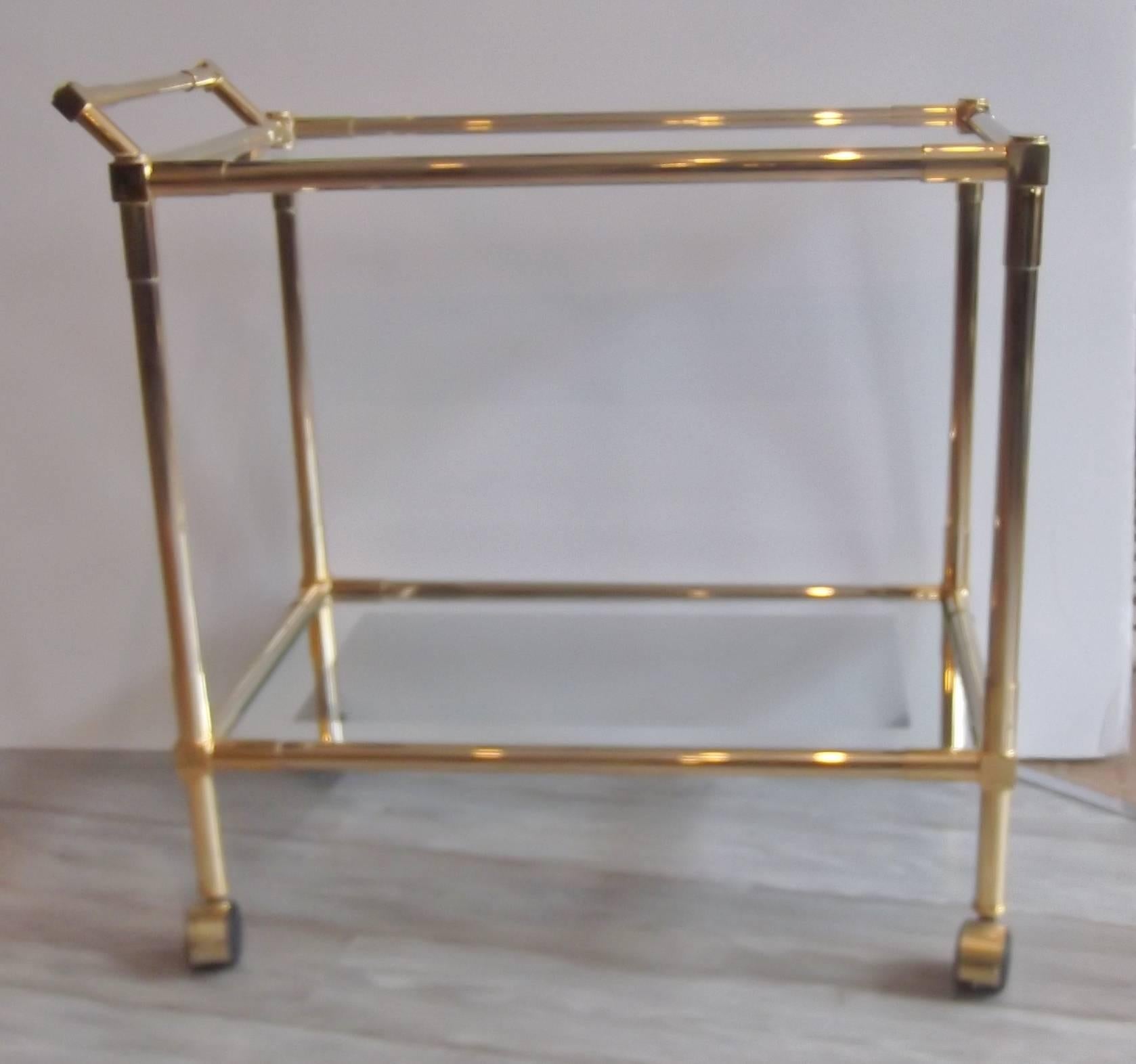 Mid-Century Modern Chic Mid-Century Bar of Dessert Cart