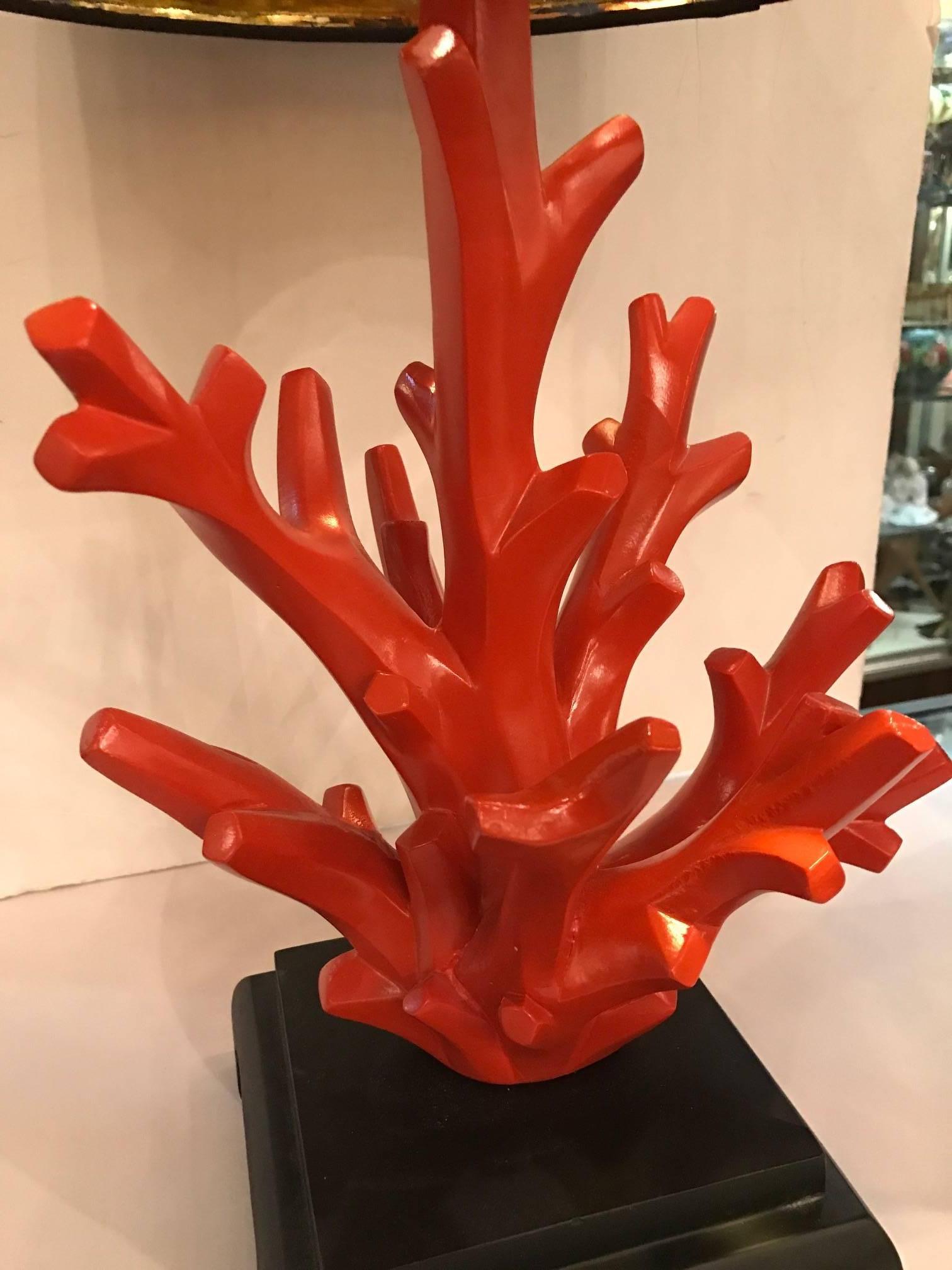 red coral lamp