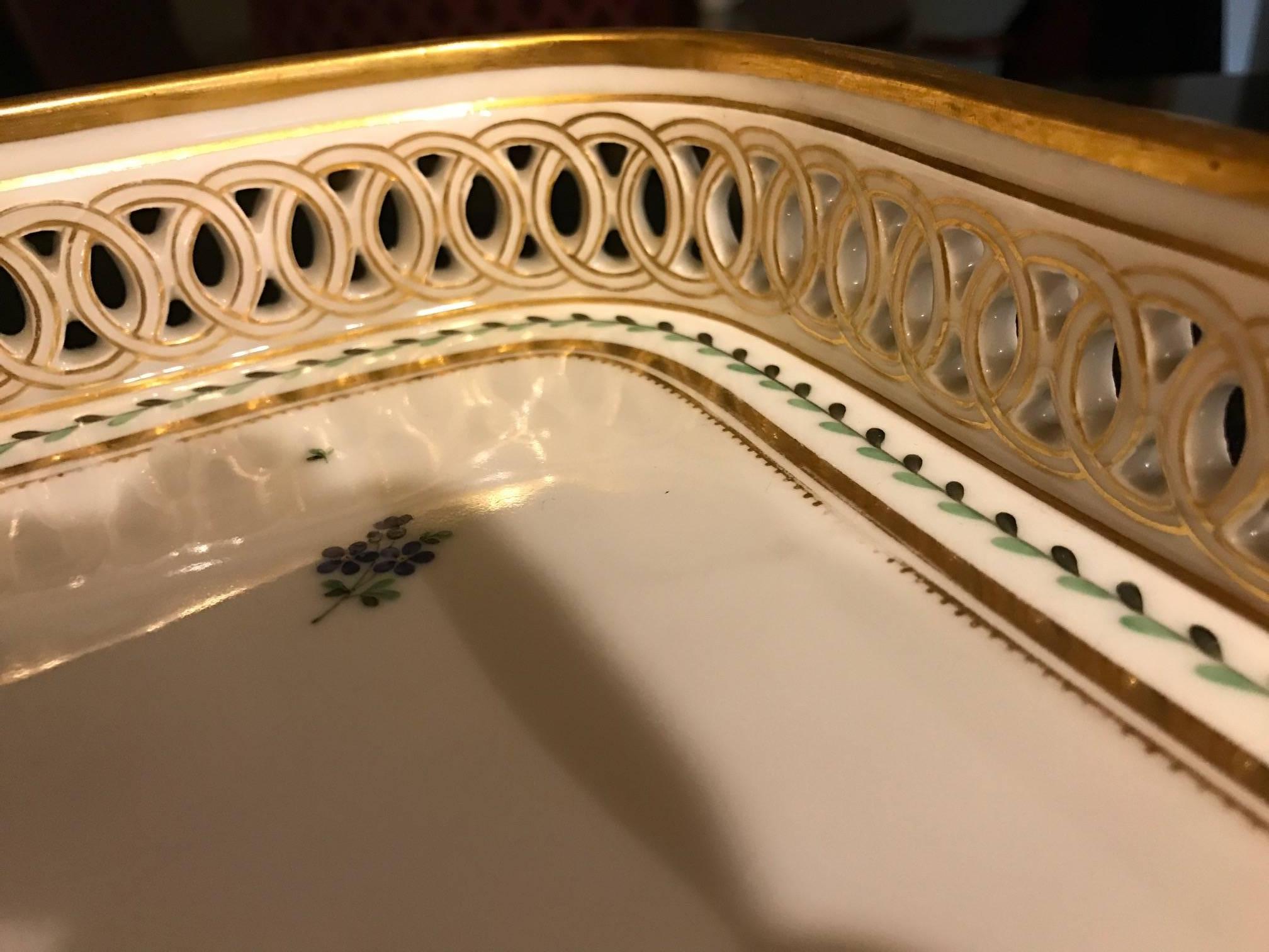 19th Century Austrian Porcelain Tea and Dessert Set Ernst Wahliss 1