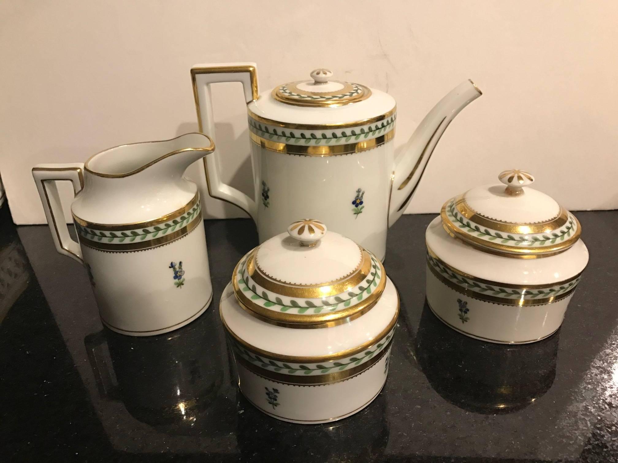 19th Century Austrian Porcelain Tea and Dessert Set Ernst Wahliss 3