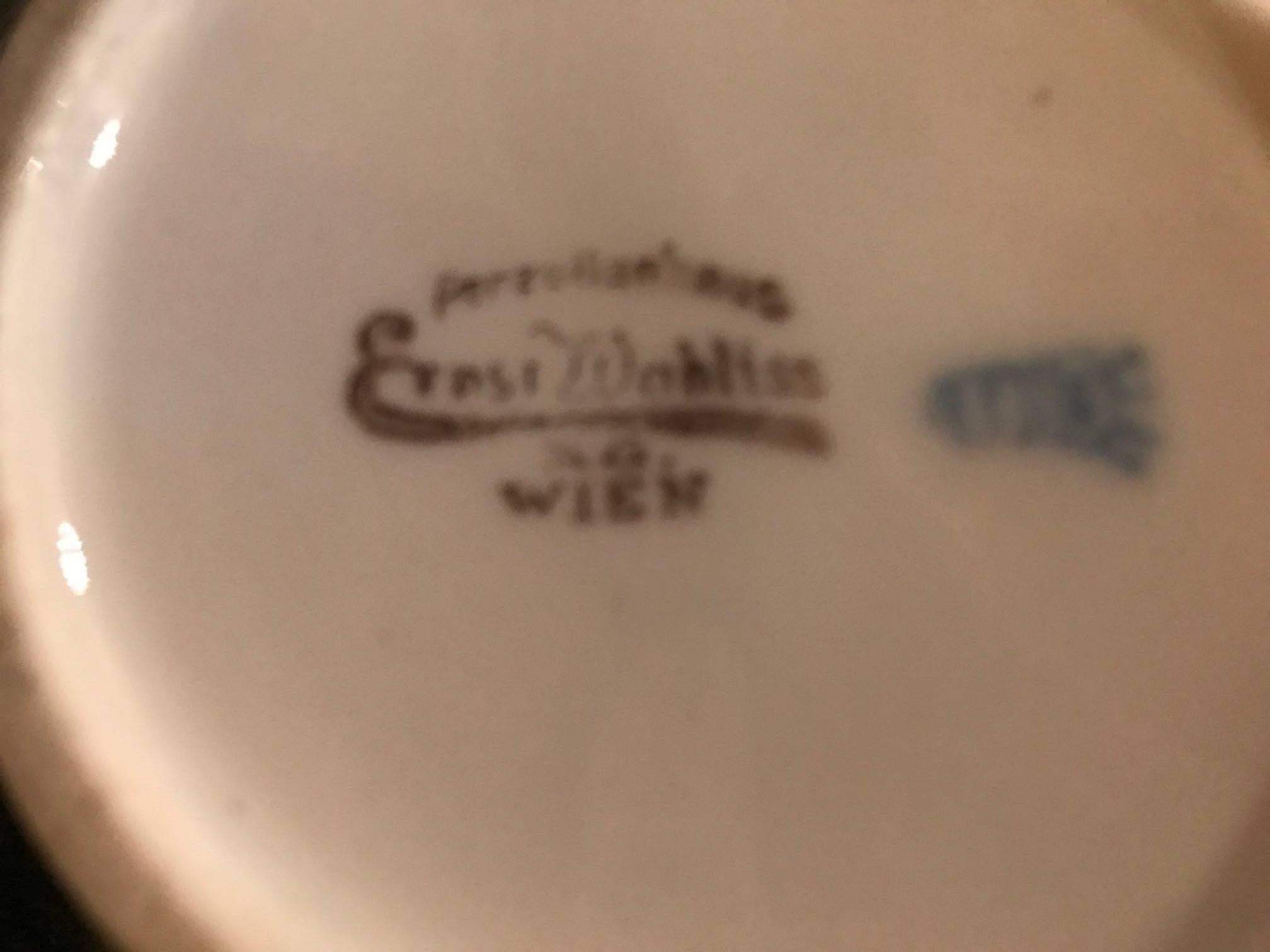 19th Century Austrian Porcelain Tea and Dessert Set Ernst Wahliss 5