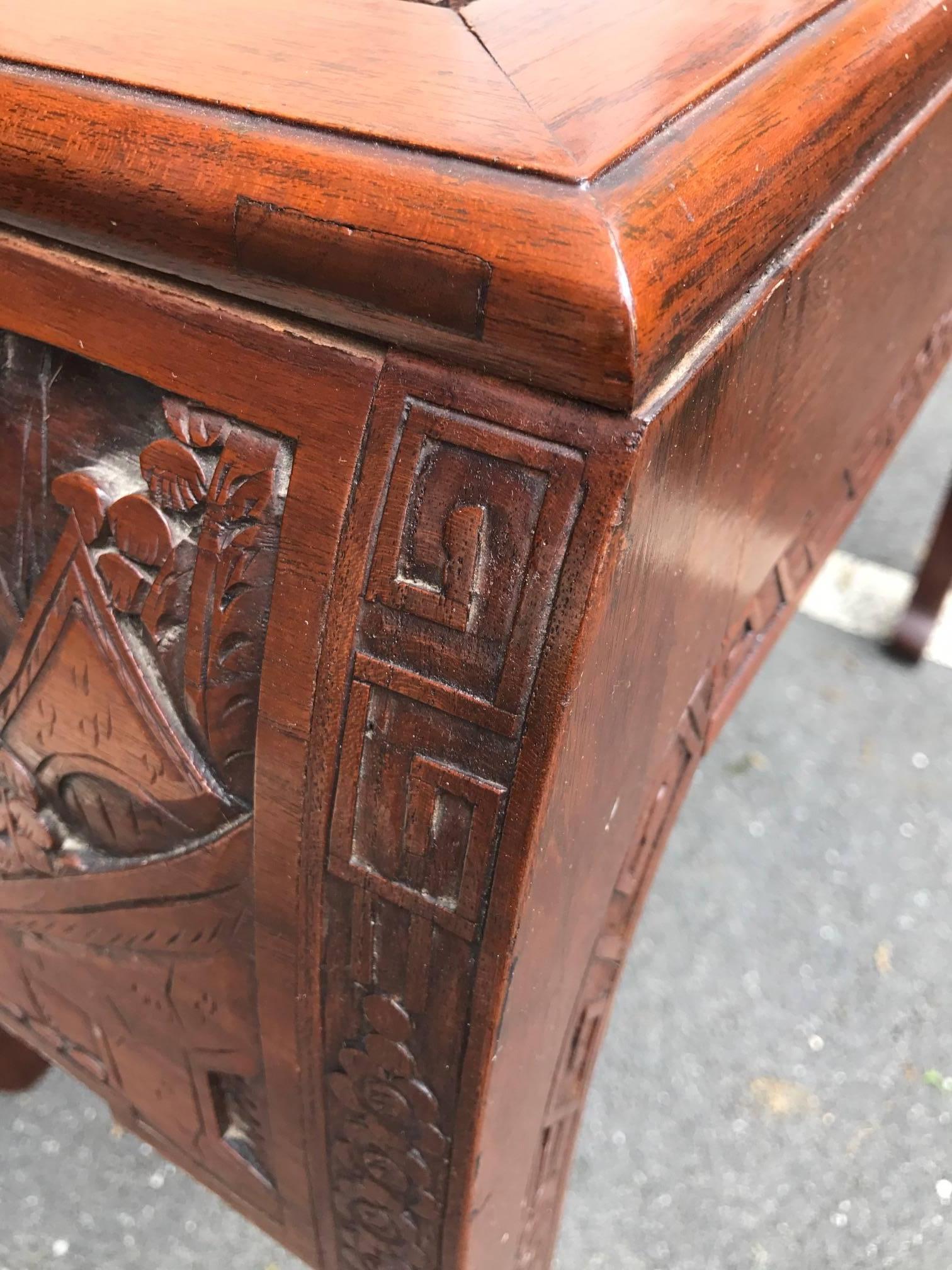 Hand-Carved Chinese Console Table 1