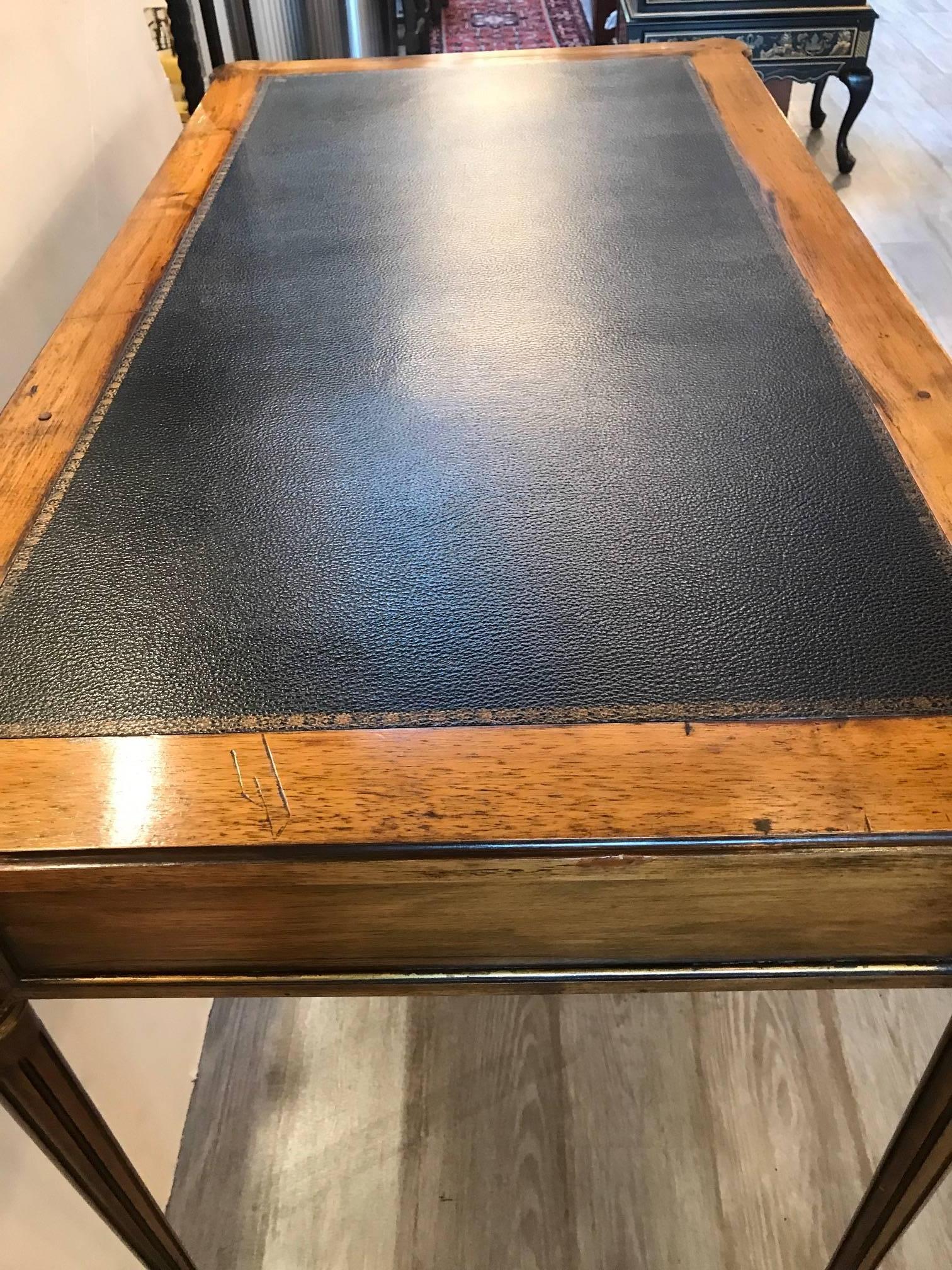 20th Century French Fruitwood Writing Table Desk by Bloomingdale's