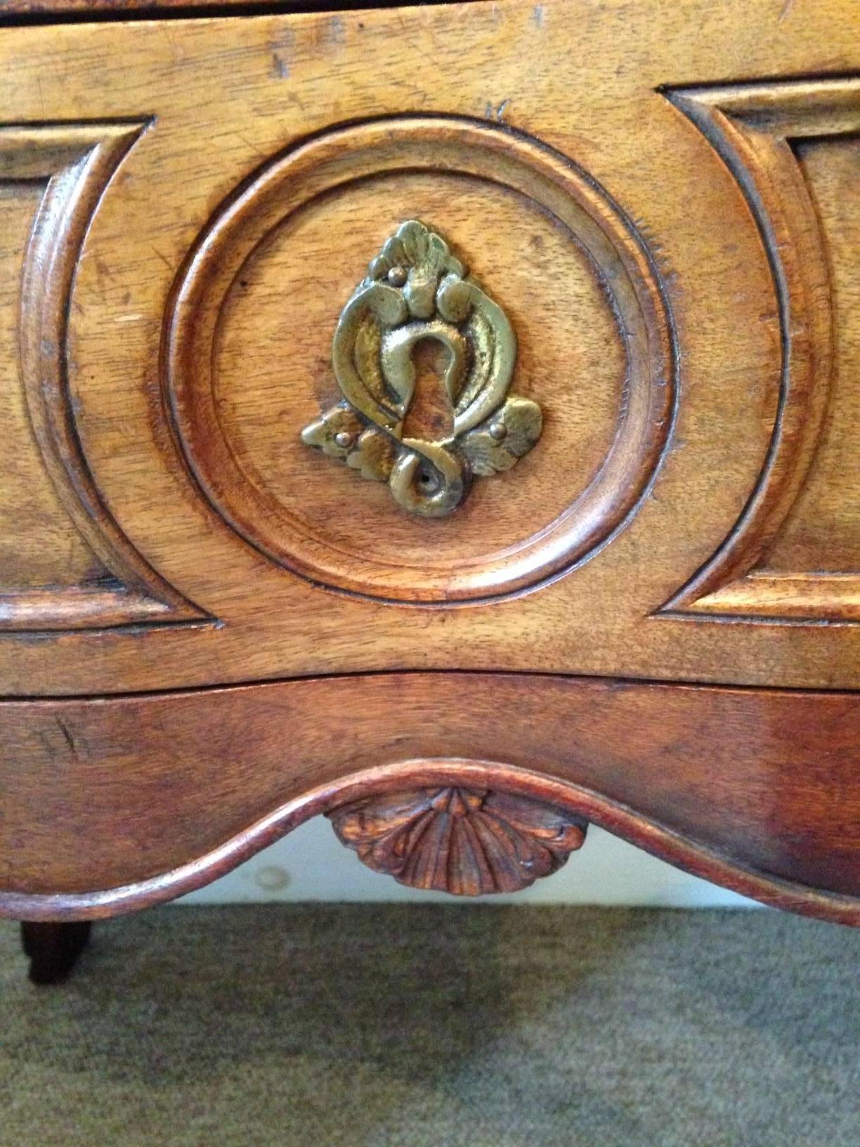 French Provincial Hand-Carved Commode by Don Rousseau 2