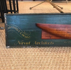 Antique English Trade Sign of a Ships Hull