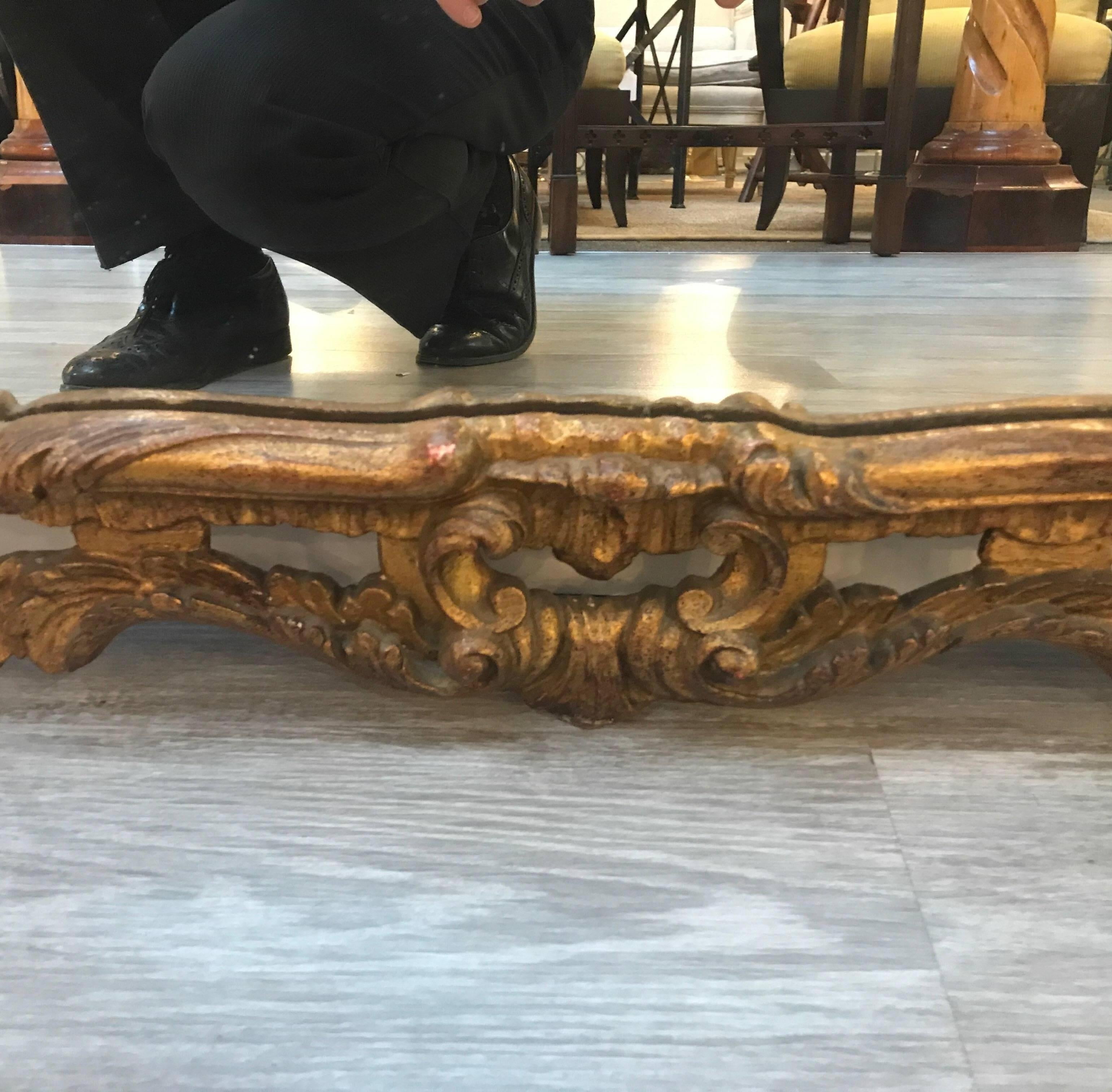 Late 19th Century Carved Giltwood Mirror 1