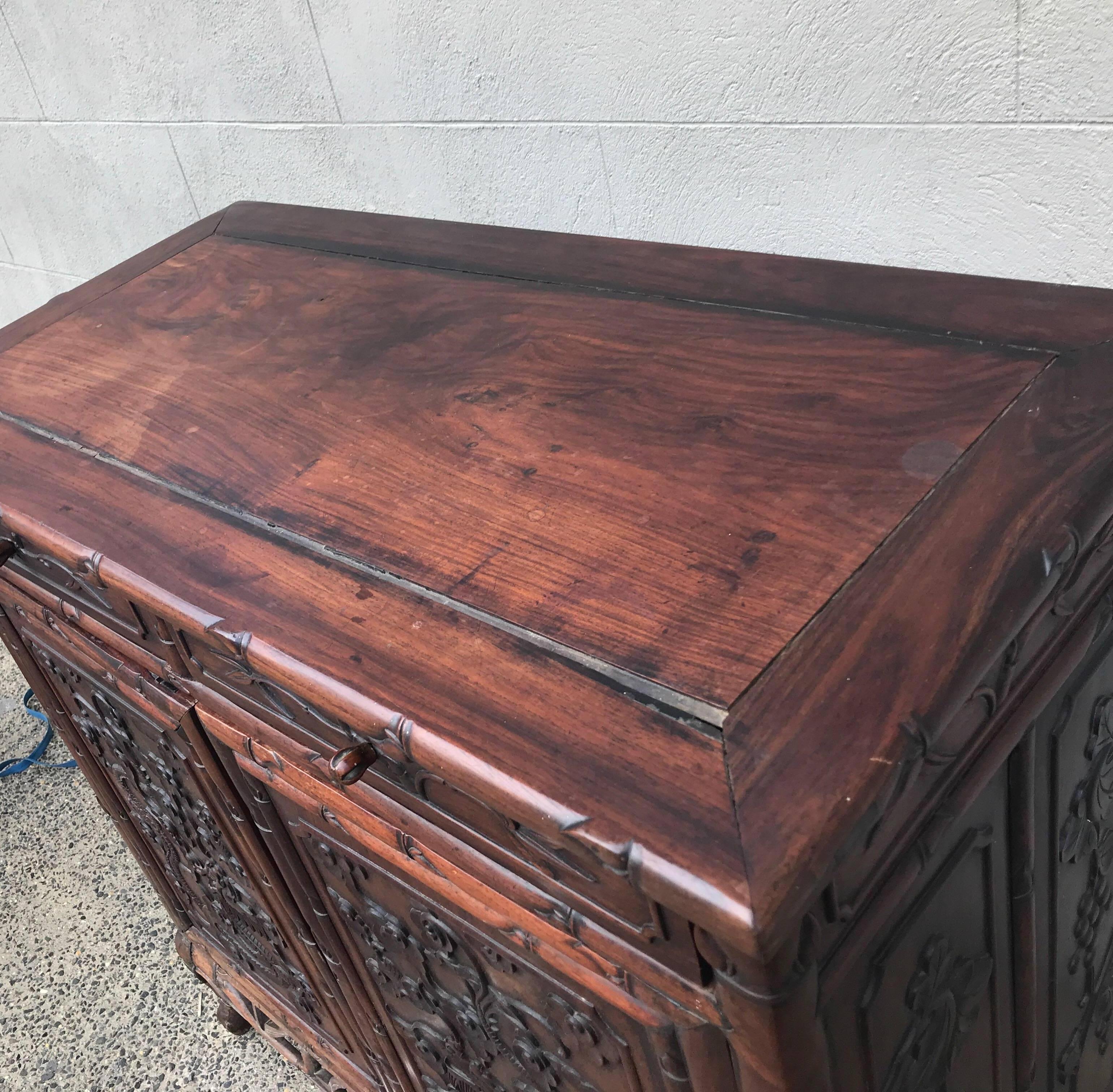 Antique 19th Century Chinese Cabinet 1
