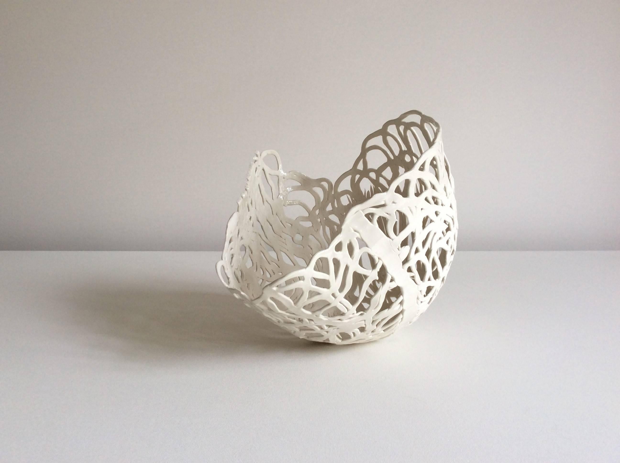 Ceramic Lace by Nathalie Derouet In New Condition In London, GB