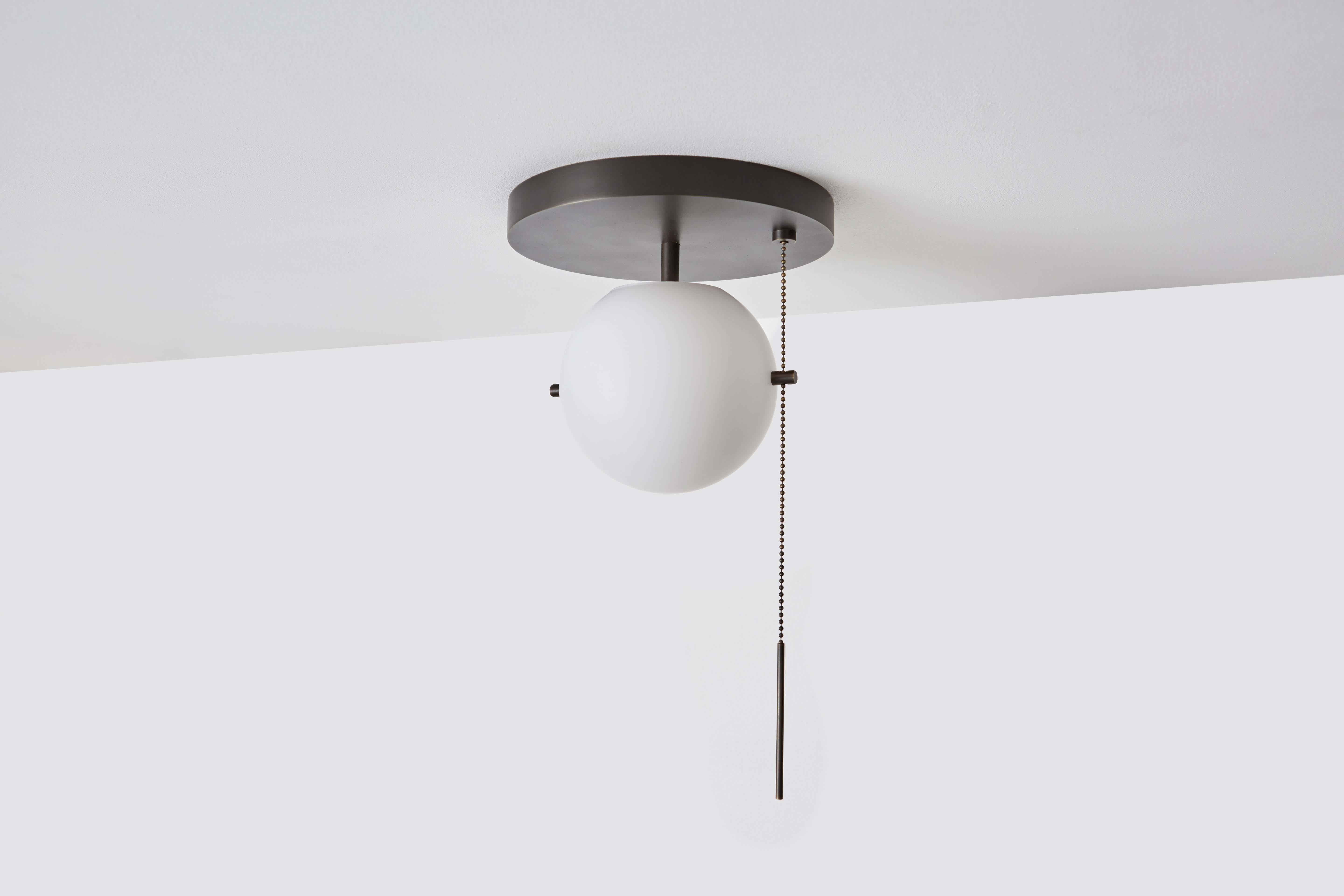 flush mount light with pull chain