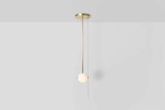 Workstead Signal Pendant in Hewn Brass