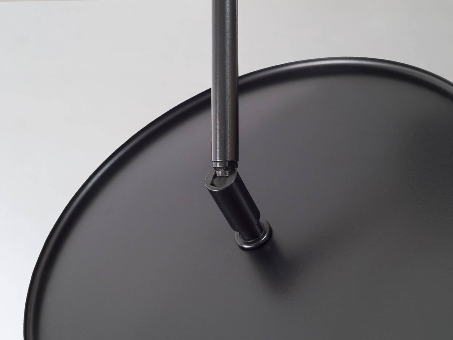 Modern Workstead Black Pendant with Adjustable Reflector For Sale