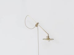 Workstead Industrial Wall Lamp in Hewn Brass