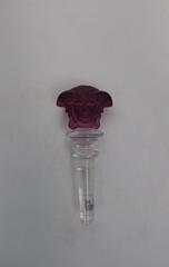 Versace Medusa Purple Amethyst Crystal Wine Stopper
