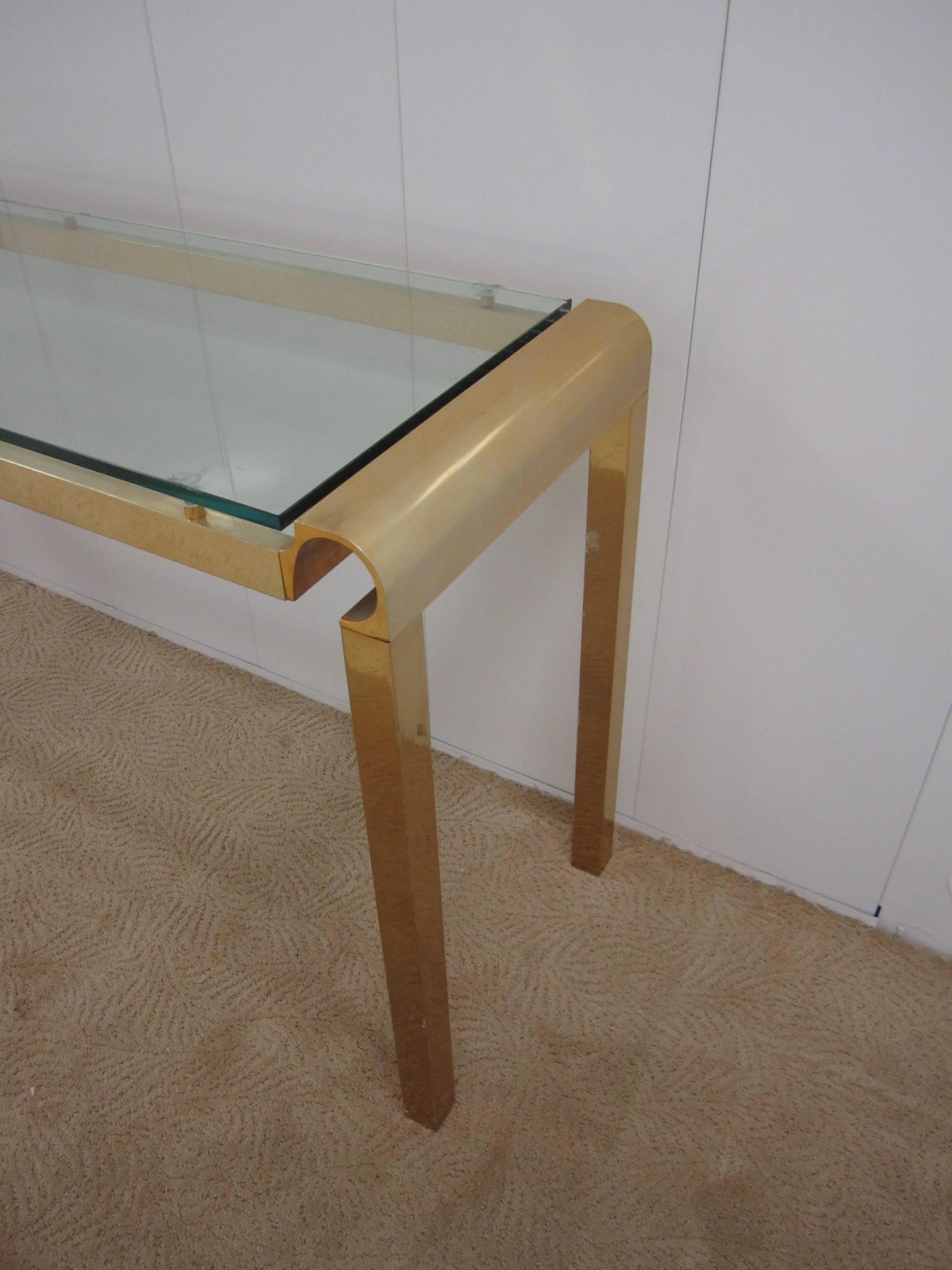 Late 20th Century 1970s Modern Console Table in the Style of Pierre Cardin