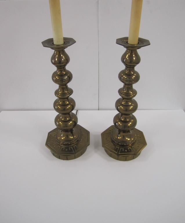 Tall Gold Table Lamp