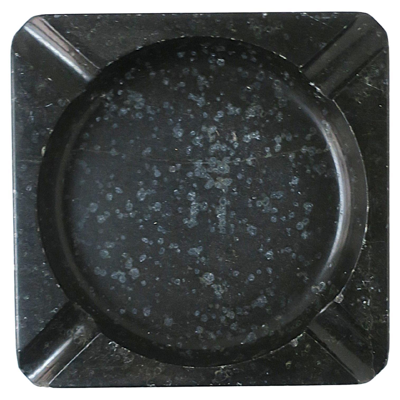 Cenicero Art Déco de Mármol Negro Catchall Vide-Poche