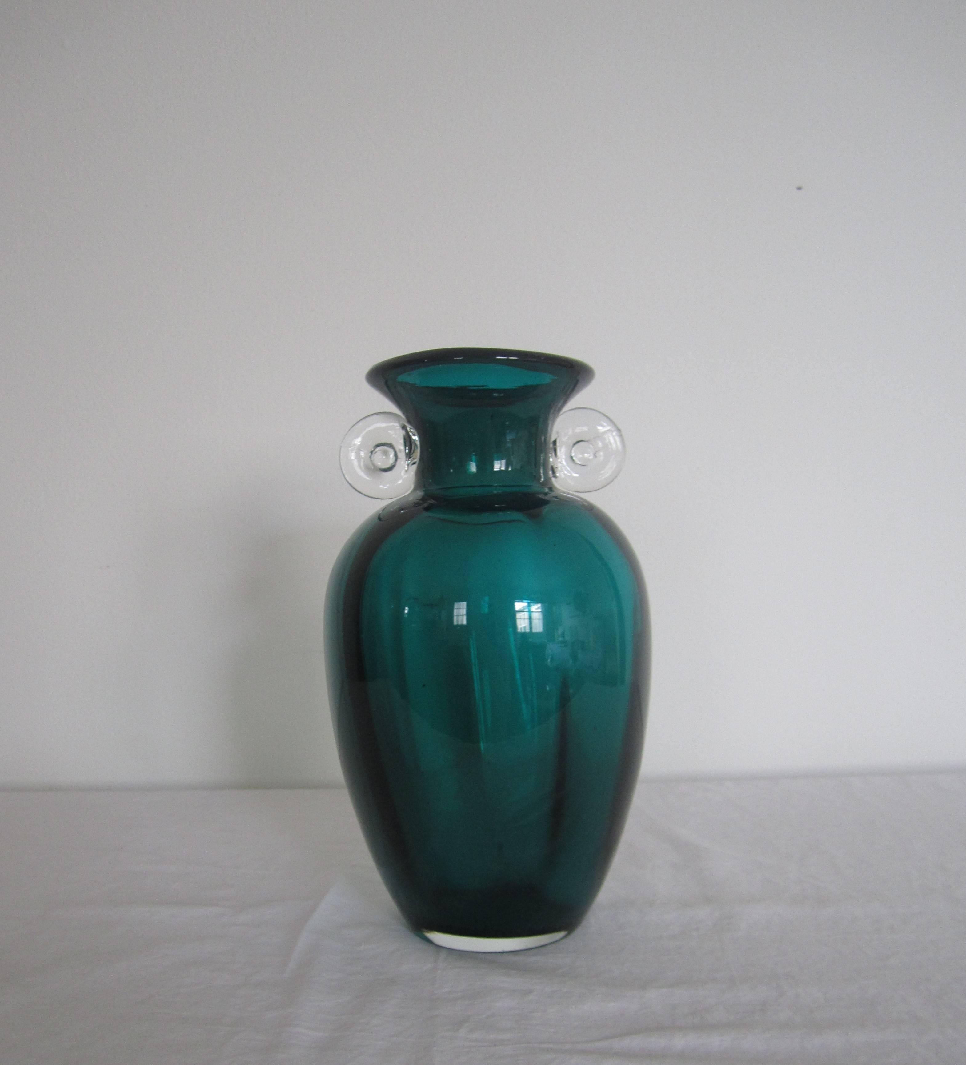 blown glass vase vintage